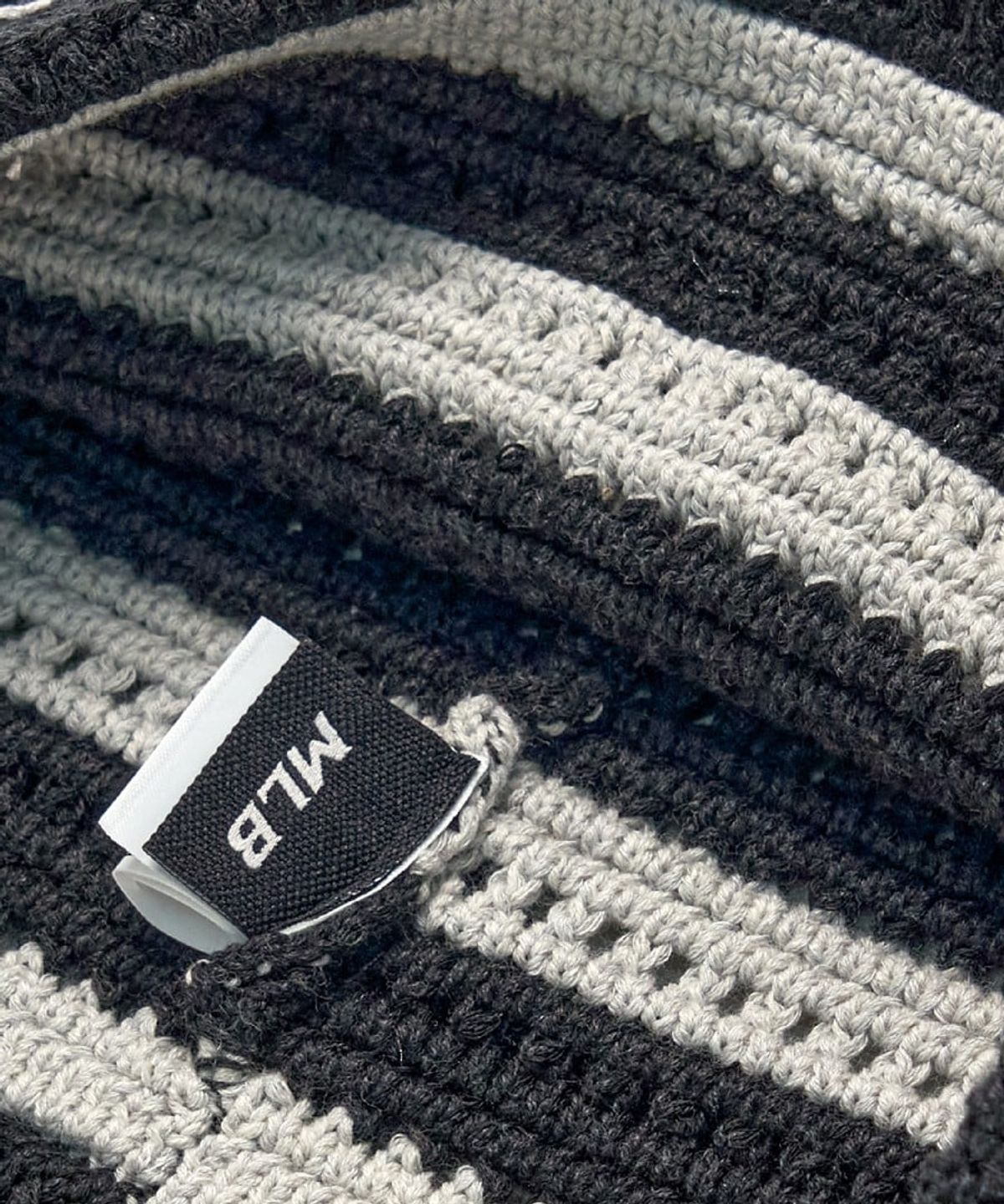 엠엘비(MLB) 썸머 스트라이프 미야옹 비니 NY (Black)