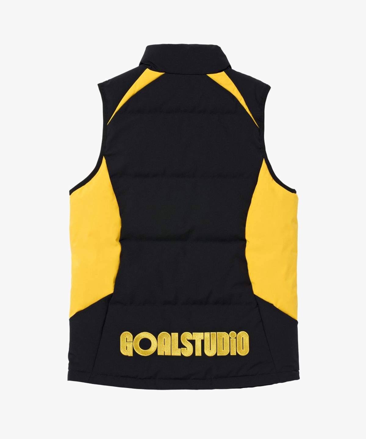 골스튜디오(GOALSTUDIO) GFC 26 BENCH DOWN VEST-BLACK/YELLOW