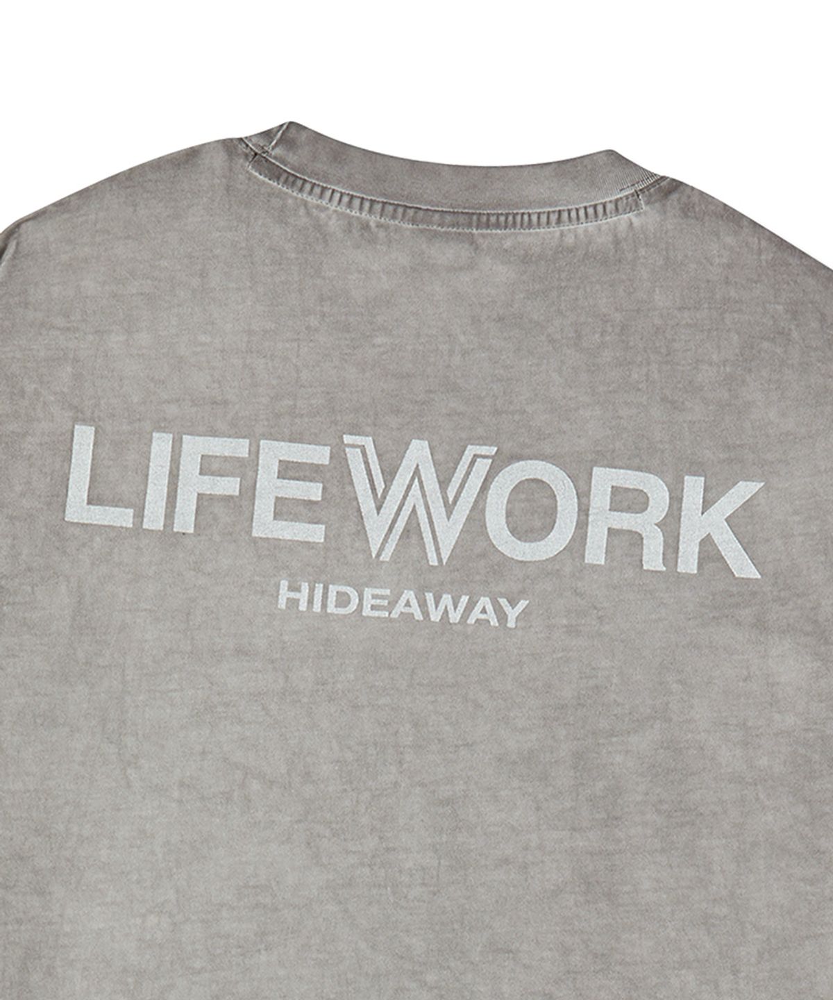 라이프워크(LIFEWORK) 가먼트다잉 힙독 긴팔 티셔츠