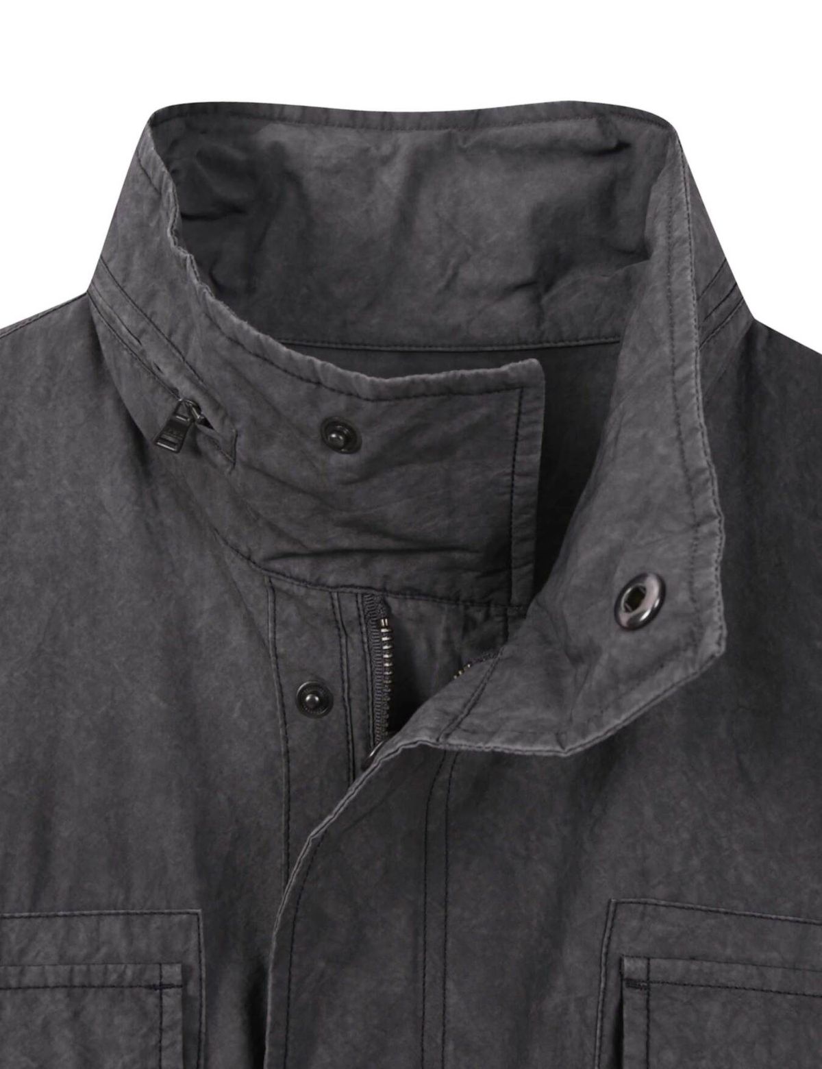 버커루(BUCKAROO) 남성 코튼 다잉 4포켓 야상 점퍼 그레이
