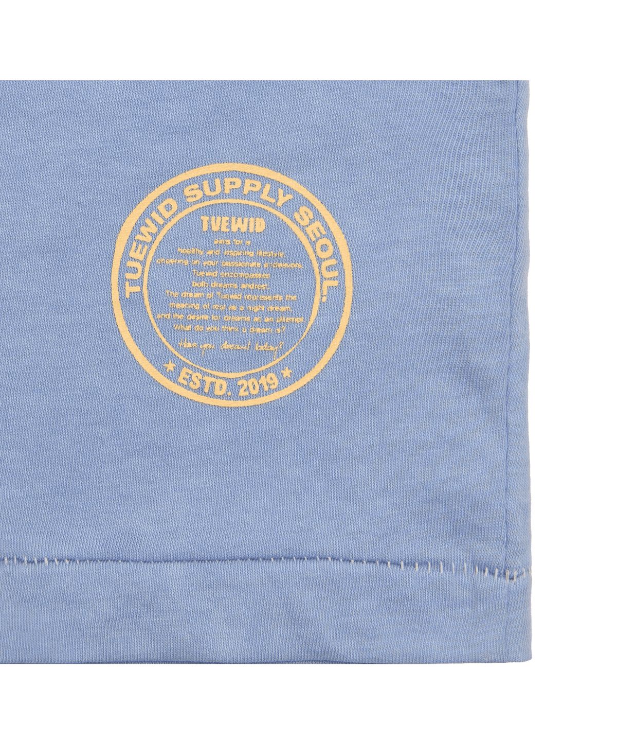 투위드(TUEWID) 24 Starfish souvenir KIDS t-shirts in breeze blue
