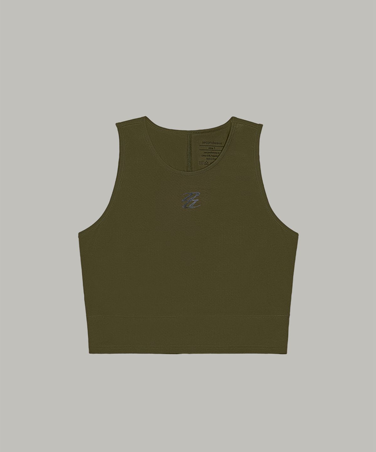 세컨드웨이브(SECONDWAVE) 웨이브 슬리브리스 [카키]