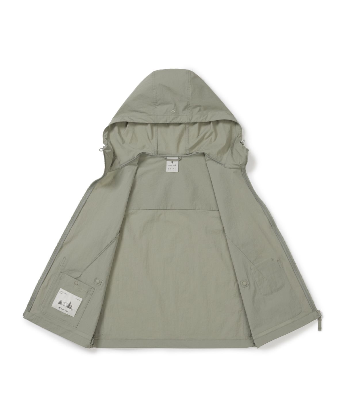 스노우피크 어패럴(SNOWPEAK APPAREL) 루트 여성 후드 베스트 (S26MWRVE65) Khaki Gray