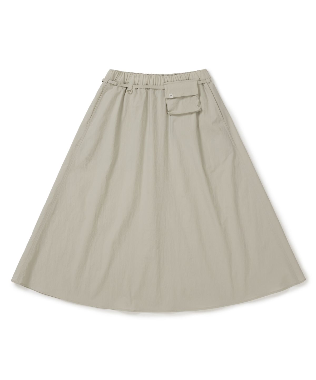 스노우피크 어패럴(SNOWPEAK APPAREL) 루트 플레어 롱스커트 (S26MWRSK61) Light Beige