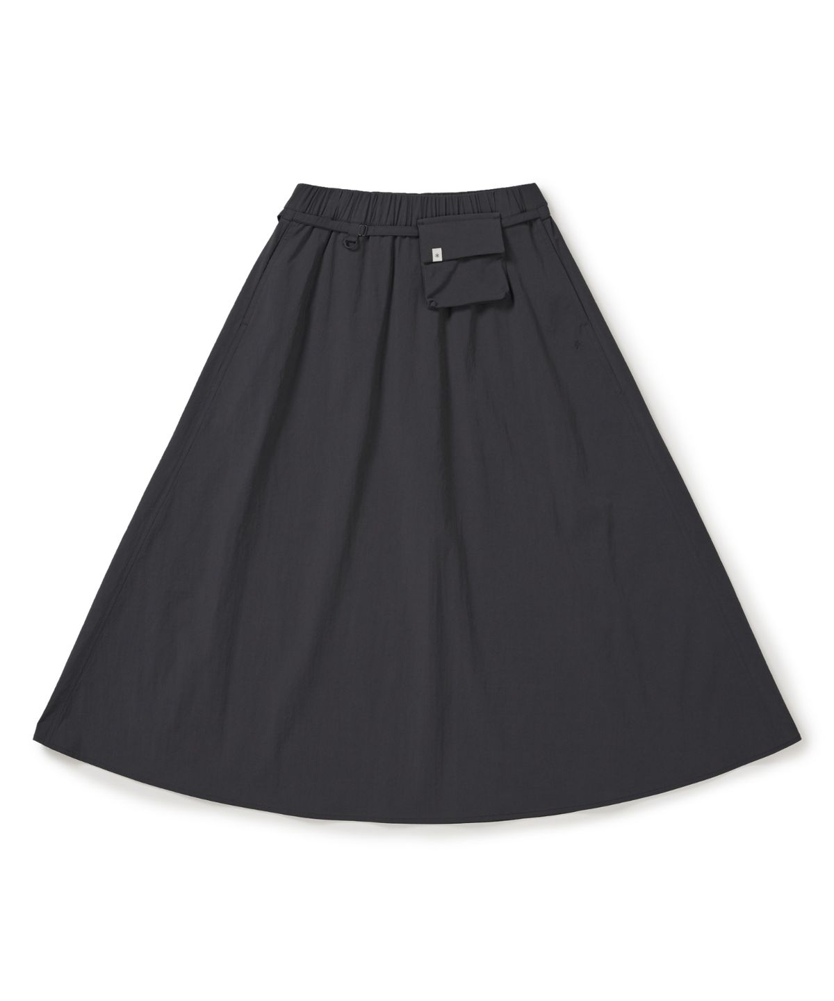 스노우피크 어패럴(SNOWPEAK APPAREL) 루트 플레어 롱스커트 (S26MWRSK61) Charcoal