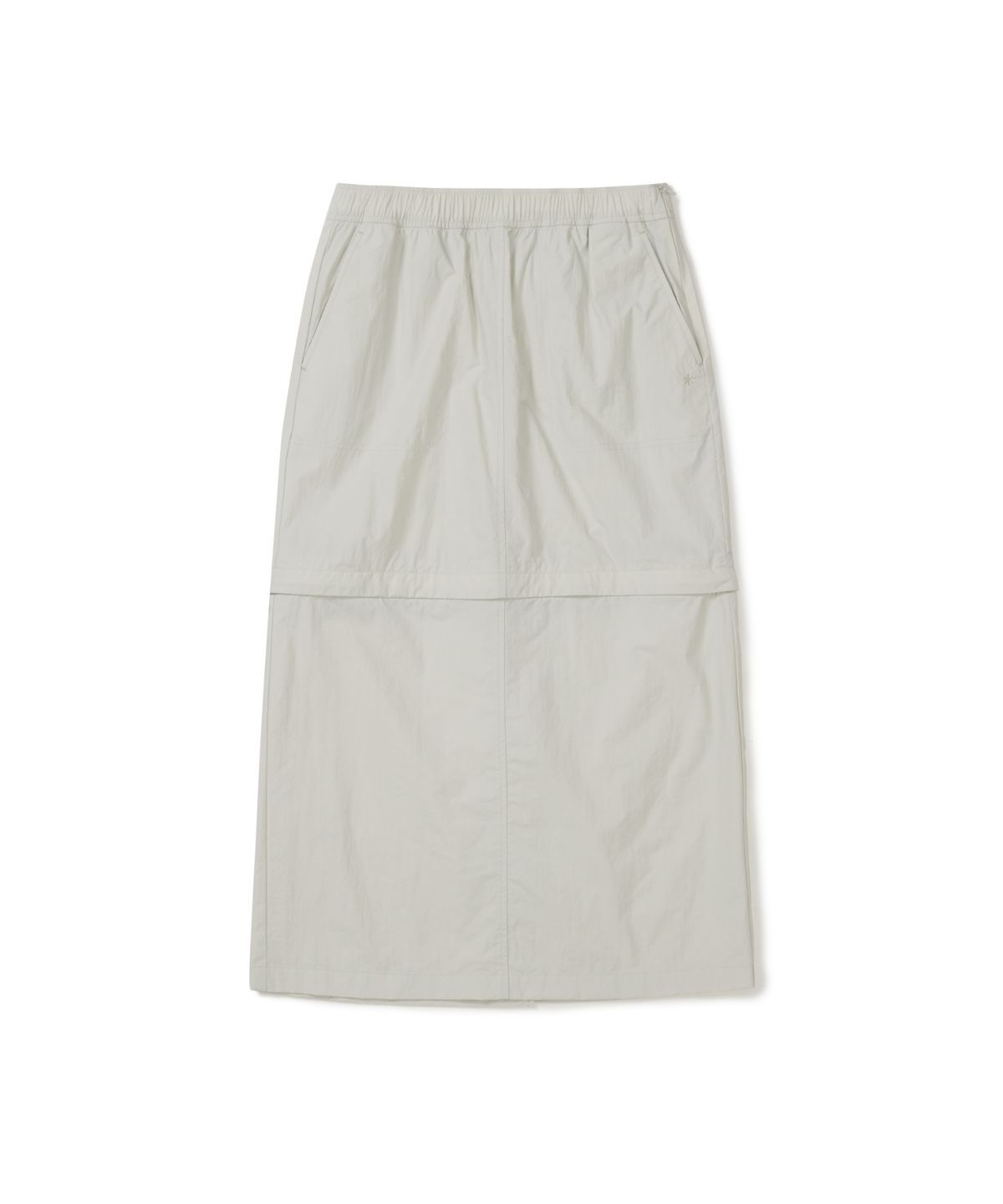 스노우피크 어패럴(SNOWPEAK APPAREL) 경량 타슬란 디테쳐블 스커트 (S26MWLSK55) Light Beige