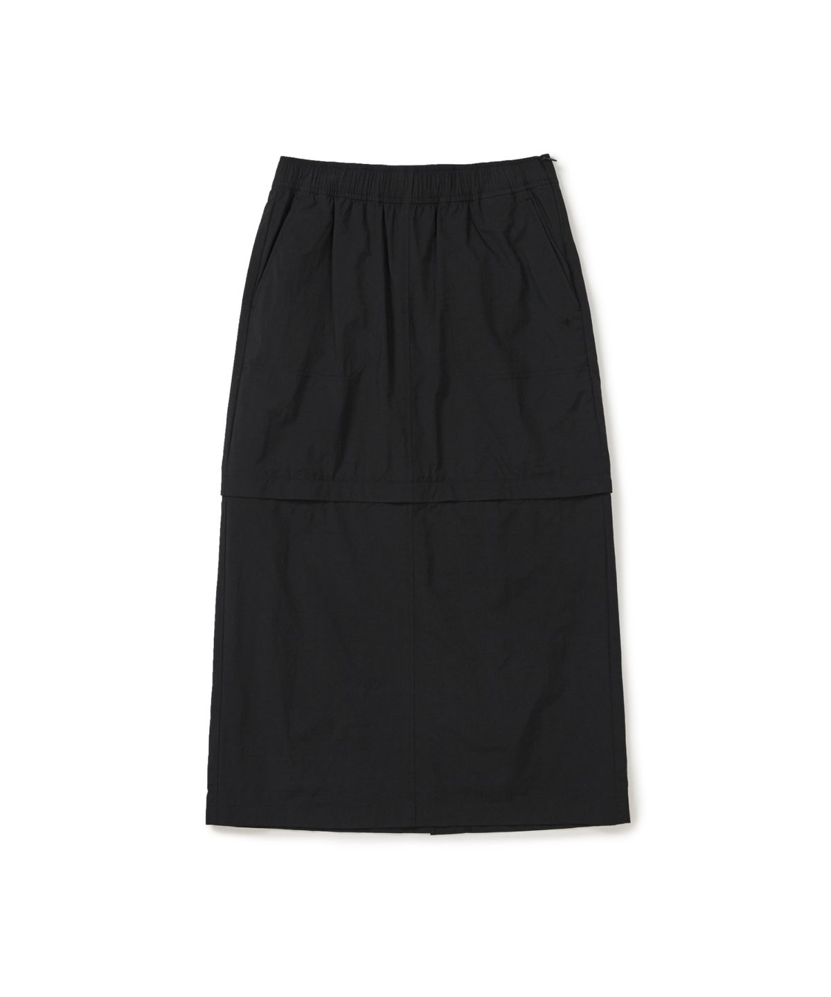 스노우피크 어패럴(SNOWPEAK APPAREL) 경량 타슬란 디테쳐블 스커트 (S26MWLSK55) Black
