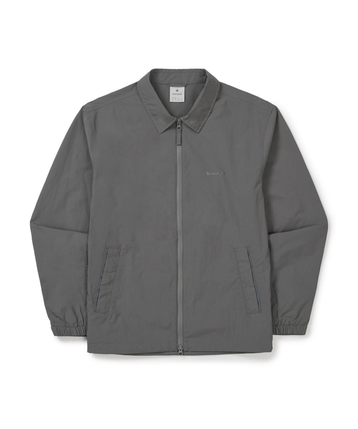스노우피크 어패럴(SNOWPEAK APPAREL) 경량 타슬란 카라형 자켓 (S26MMLWB52) Dark Gray