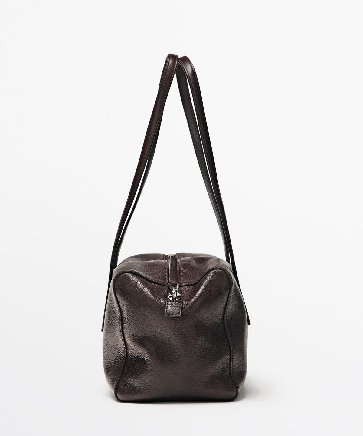 마시모두띠(MASSIMO DUTTI) 웨스트 나파 레더 사첼 백