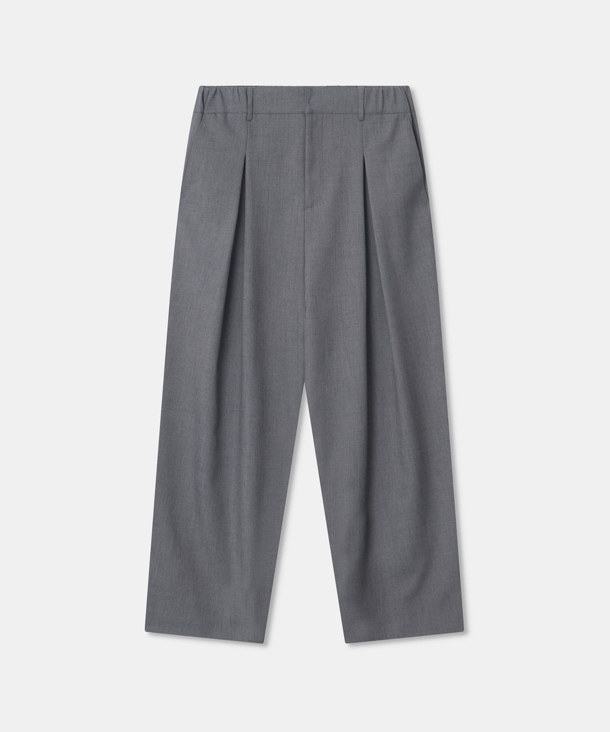 디앤드퀘스천(THEENDQUESTION) Banding wide pants / GRAY