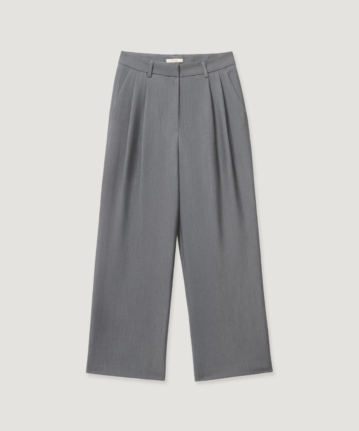 디애니(THE ANY) Wide Two-Tuck Pants