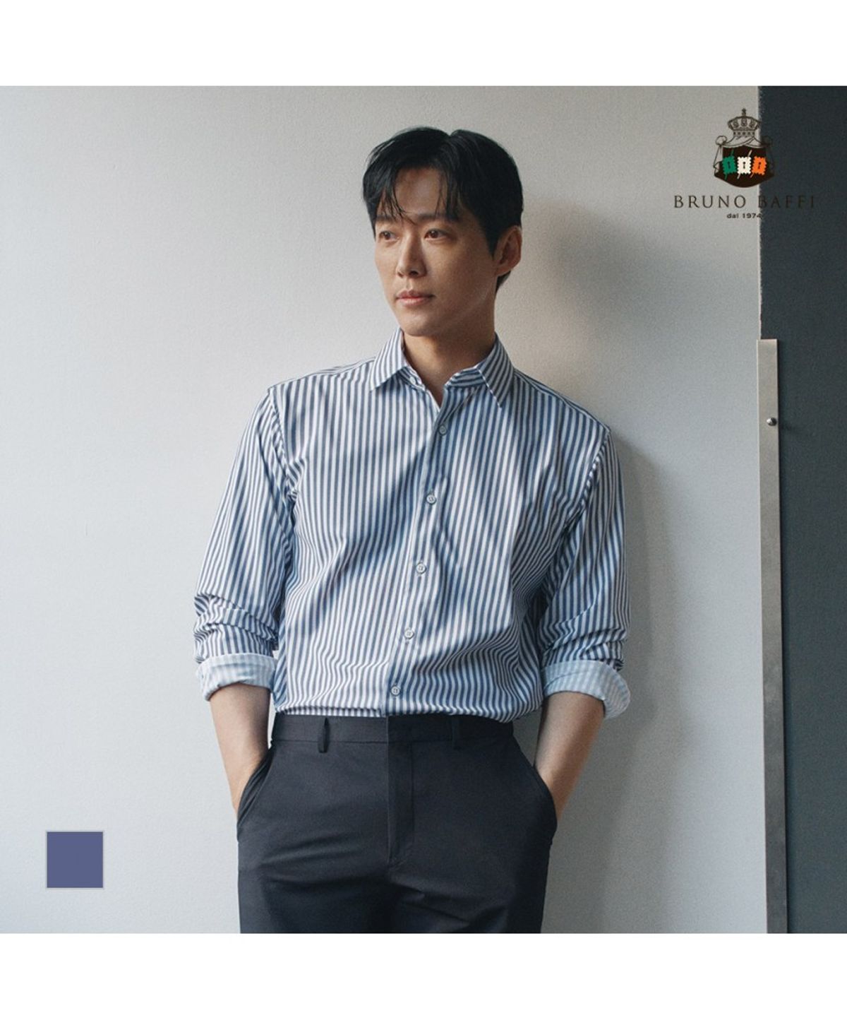 브루노바피(BRUNOBAFFI) [26 신상] 컴포트슬림핏 드레스셔츠_MANTL6S1311