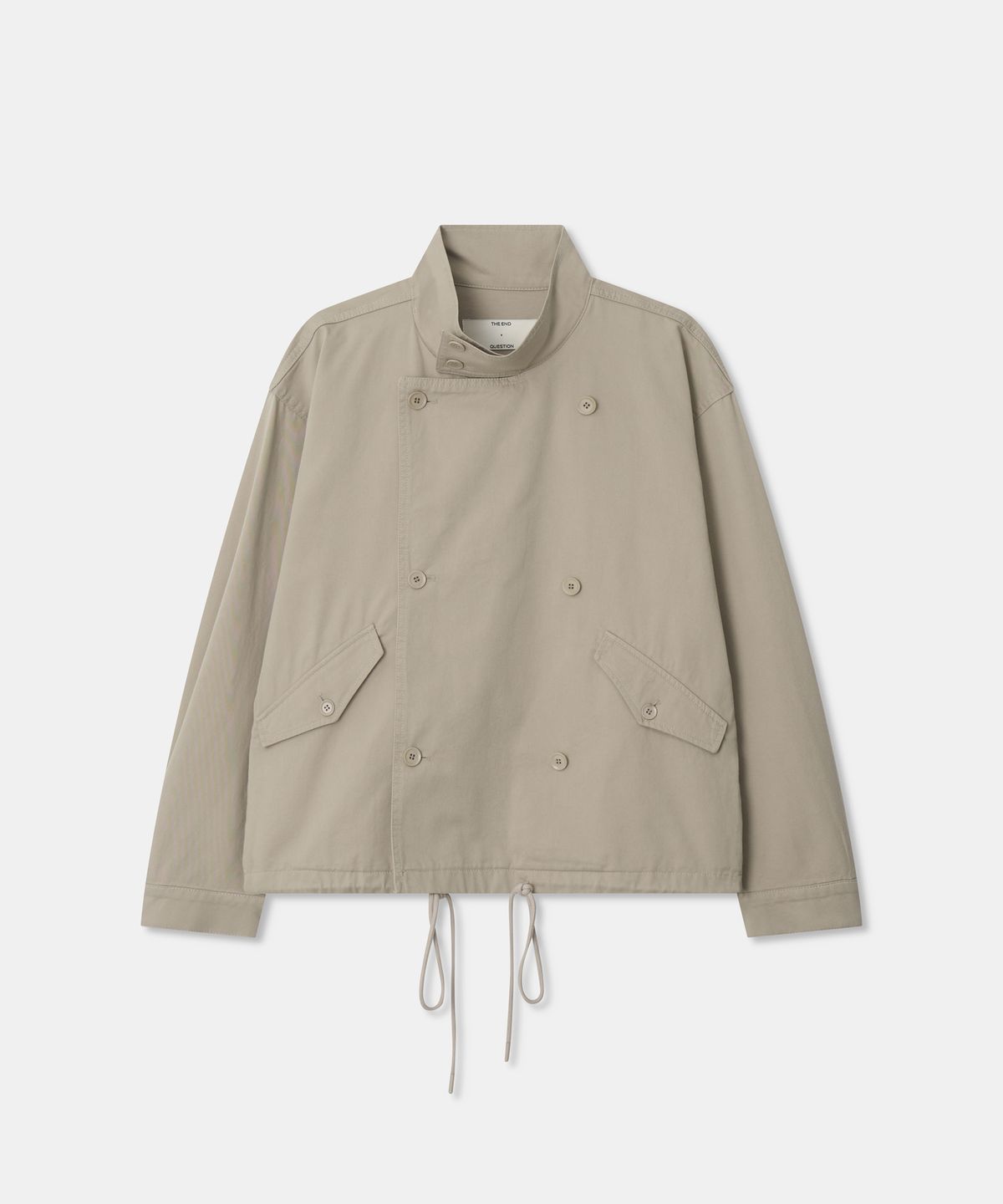 디앤드퀘스천(THEENDQUESTION) Chino double jacket / BEIGE