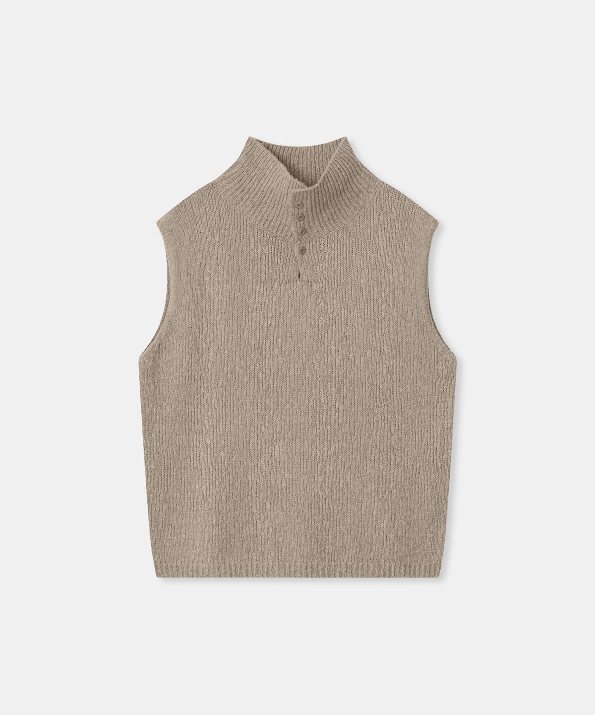 디앤드퀘스천(THEENDQUESTION) Wool boucle vest / BEIGE