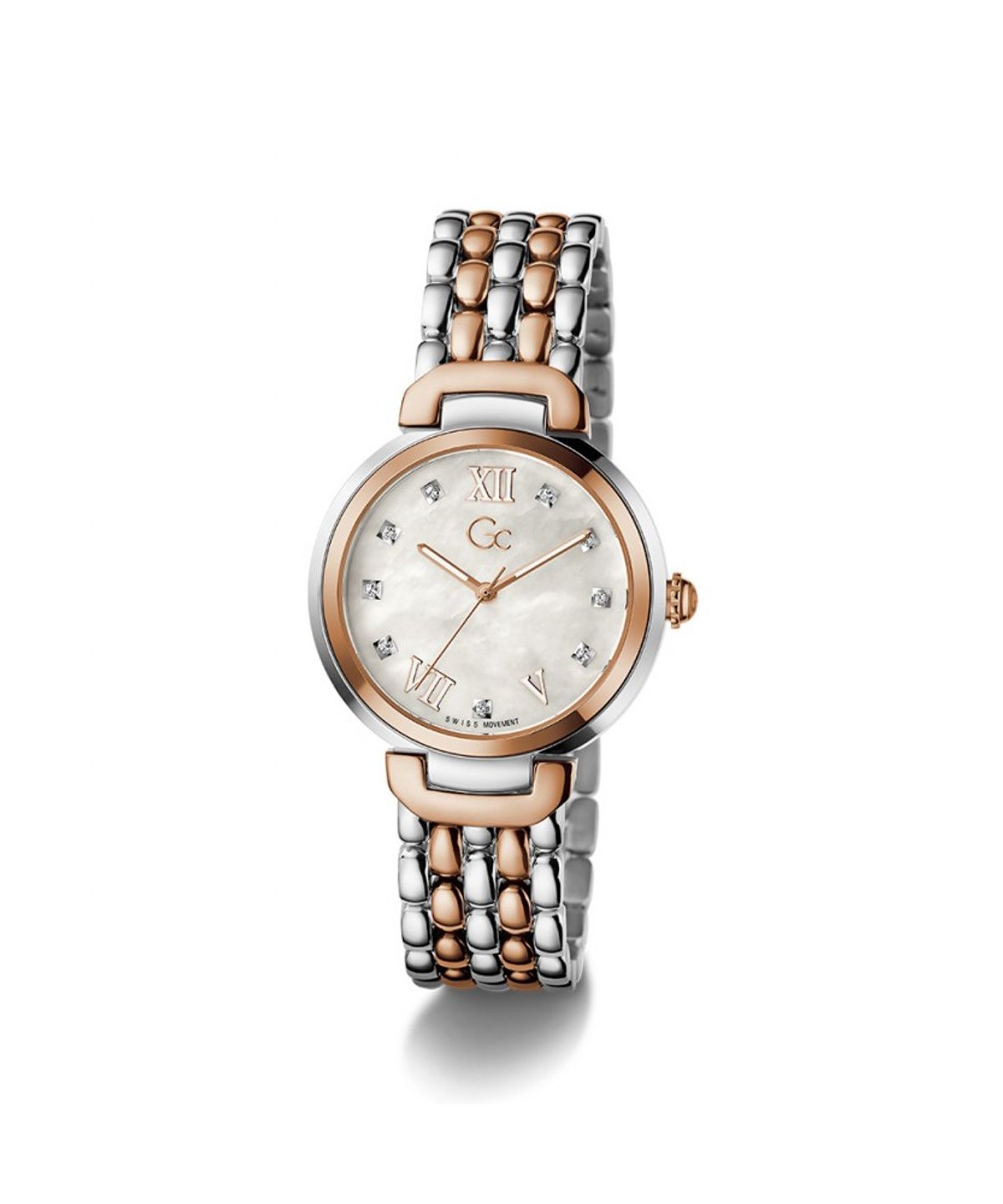 지씨시계(GCWATCH) 실버 로즈골드 얼루어 (Z64001L1) 여성시계