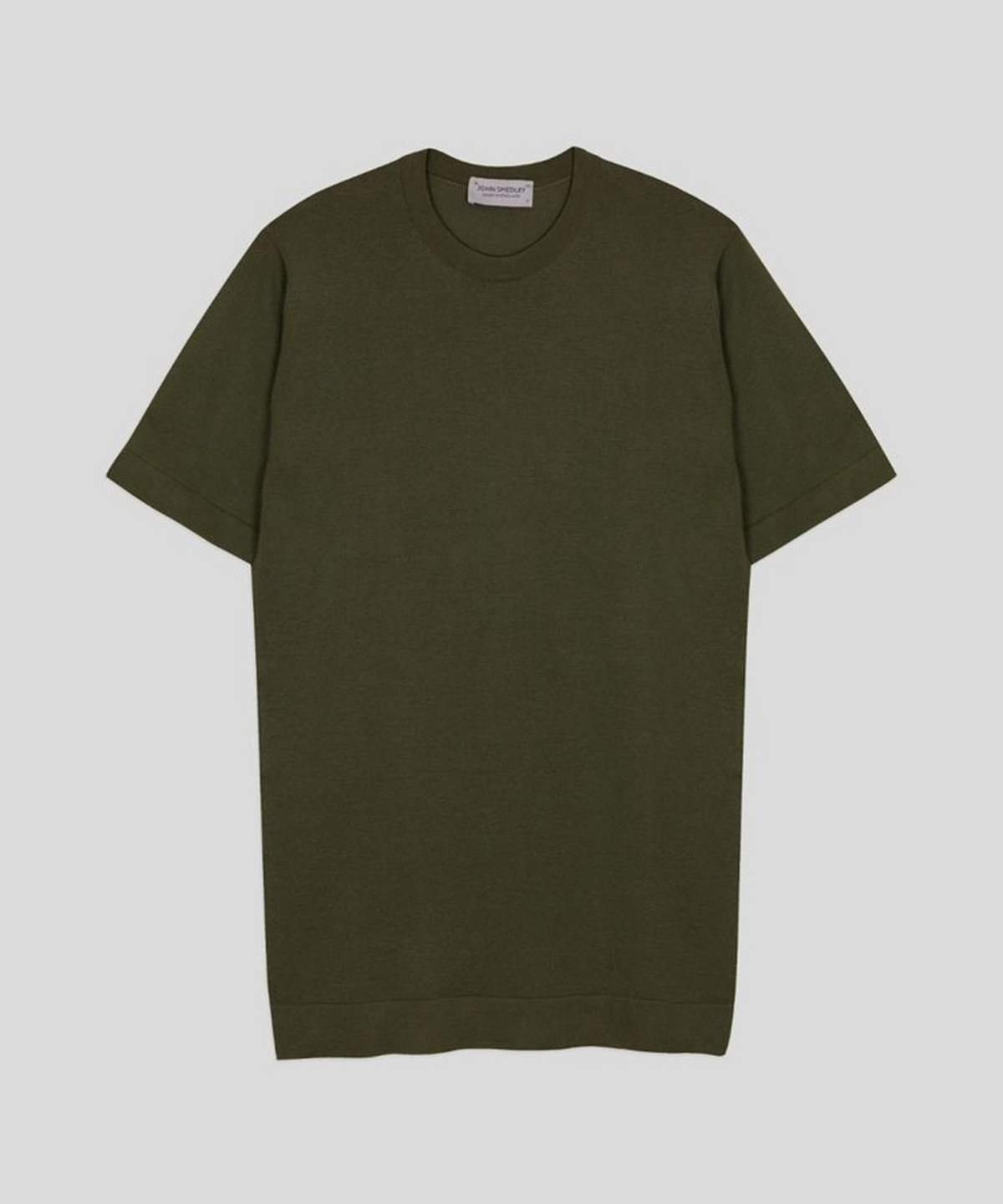 존 스메들리(JOHN SMEDLEY) LORCA Sea Island Cotton Round T-Shirt Heritage Two 13 Colors
