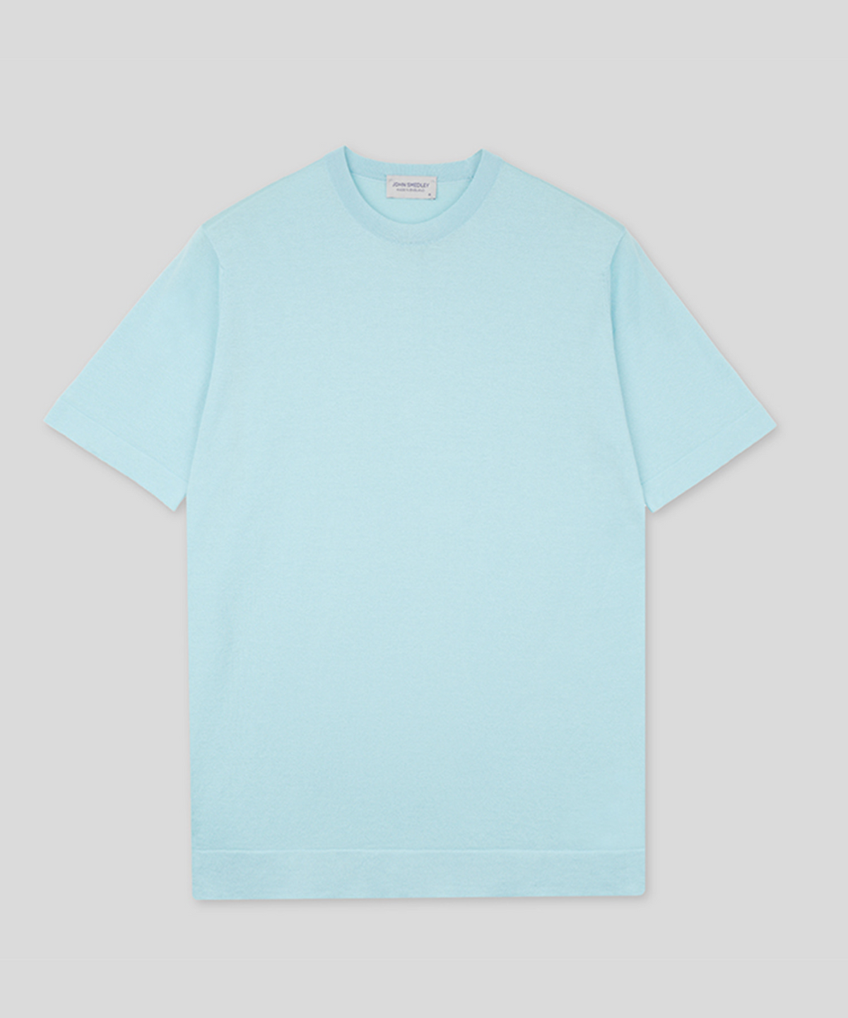 존 스메들리(JOHN SMEDLEY) LORCA Sea Island Cotton Round T-Shirt Heritage Two 13 Colors