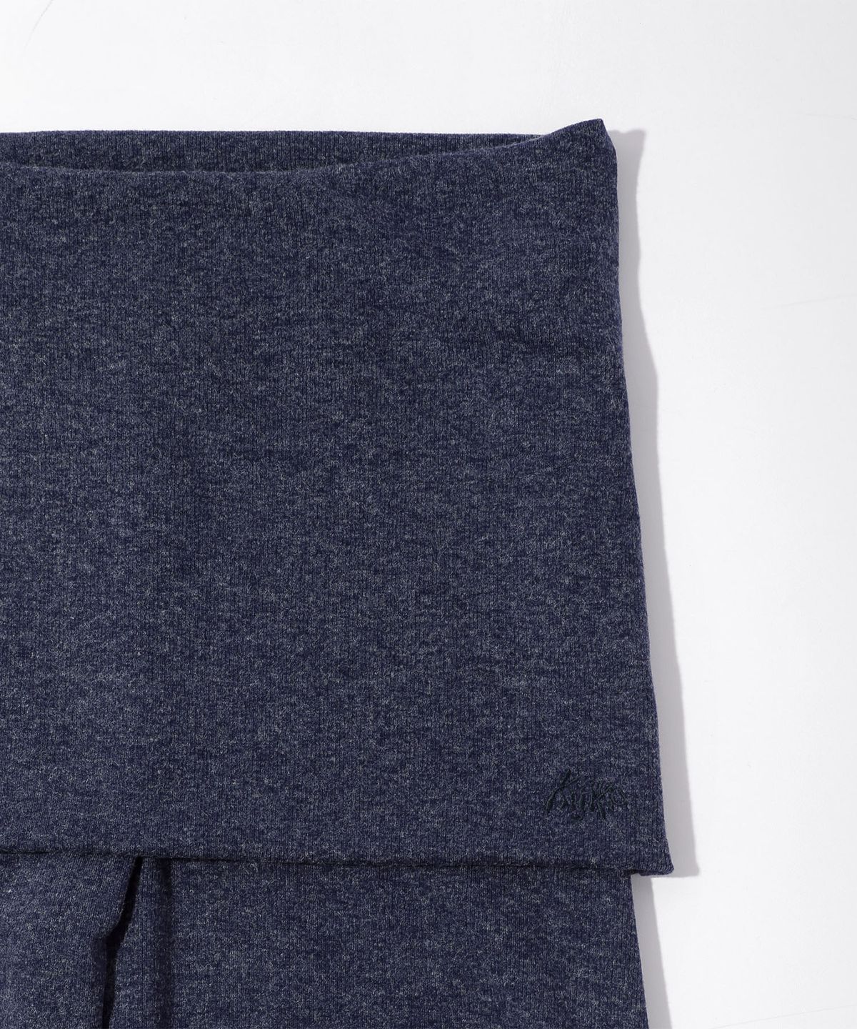 키지코(KIJIKO) ke609-Shirring Skirt Leggings Navy