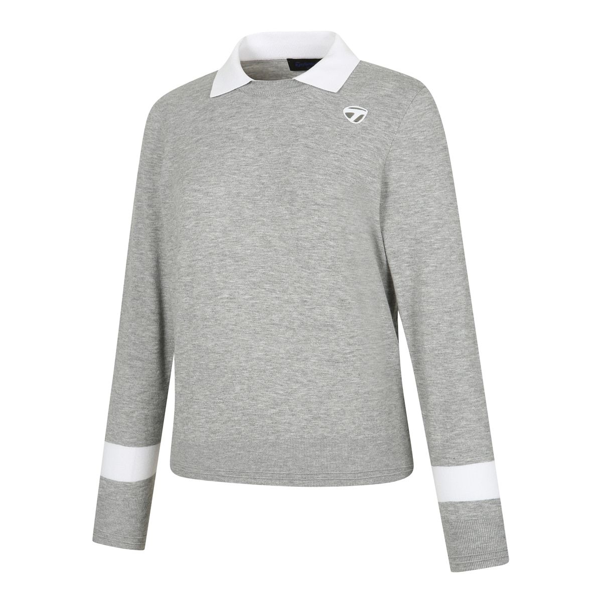 테일러메이드 어패럴(TAYLORMADE APPAREL) 26SS 여성 카라 배색 니트 TS6-52HG21-193