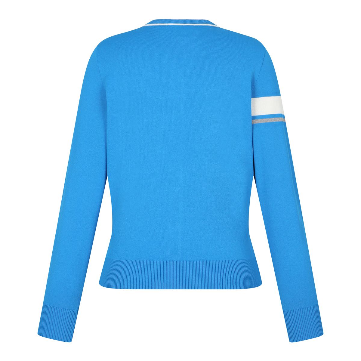 테일러메이드 어패럴(TAYLORMADE APPAREL) 26SS 여성 배색 V넥 니트 가디건 TS6-52HG24-906