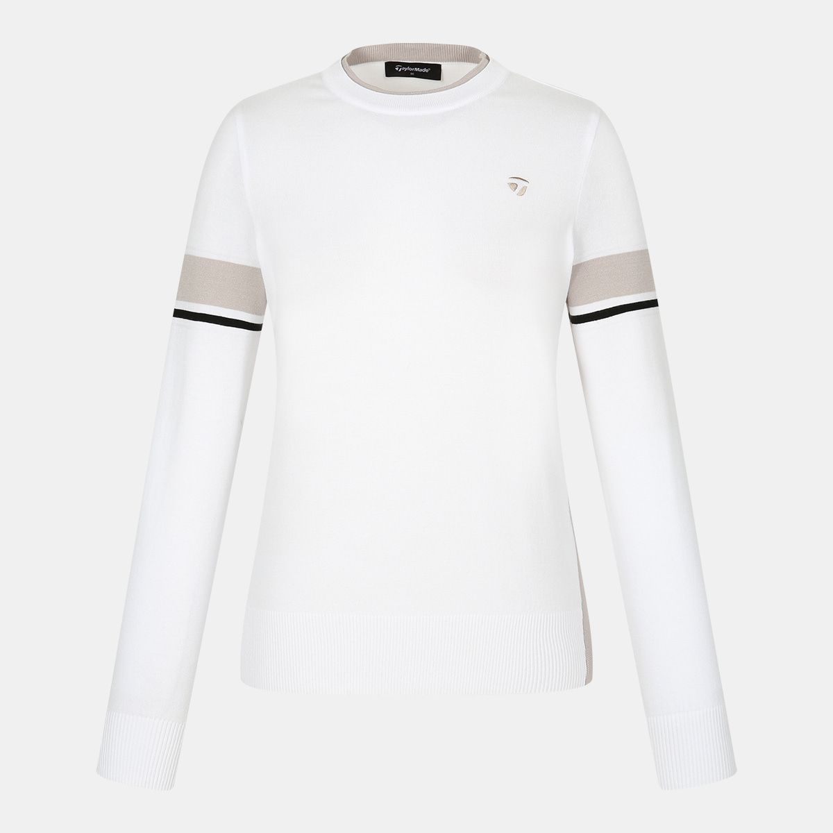 테일러메이드 어패럴(TAYLORMADE APPAREL) 26SS 여성 배색 포인트 니트 TS6-52HG22-100