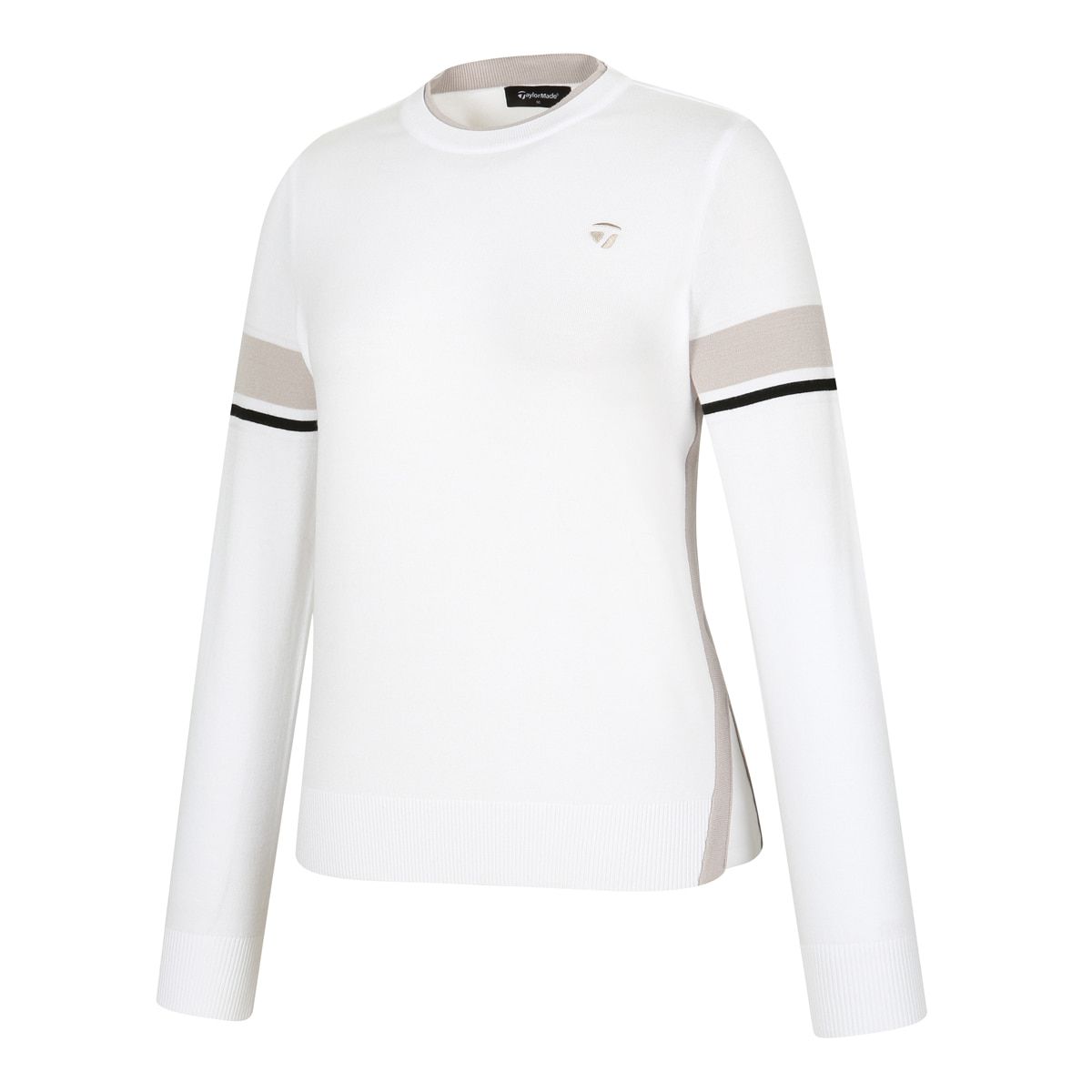 테일러메이드 어패럴(TAYLORMADE APPAREL) 26SS 여성 배색 포인트 니트 TS6-52HG22-100