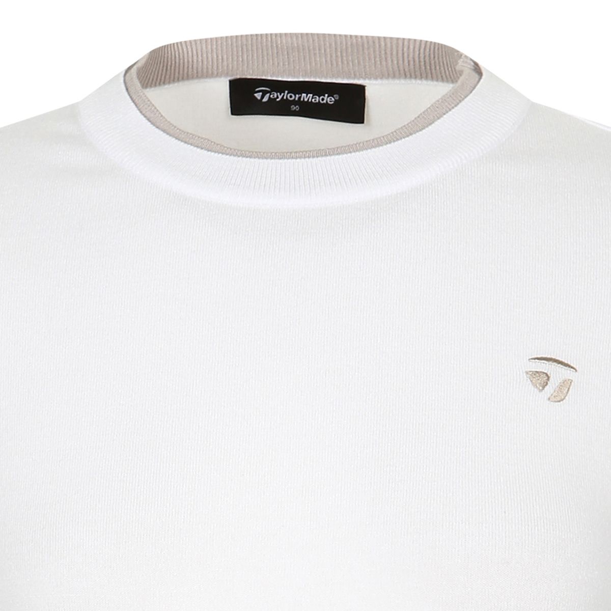 테일러메이드 어패럴(TAYLORMADE APPAREL) 26SS 여성 배색 포인트 니트 TS6-52HG22-100