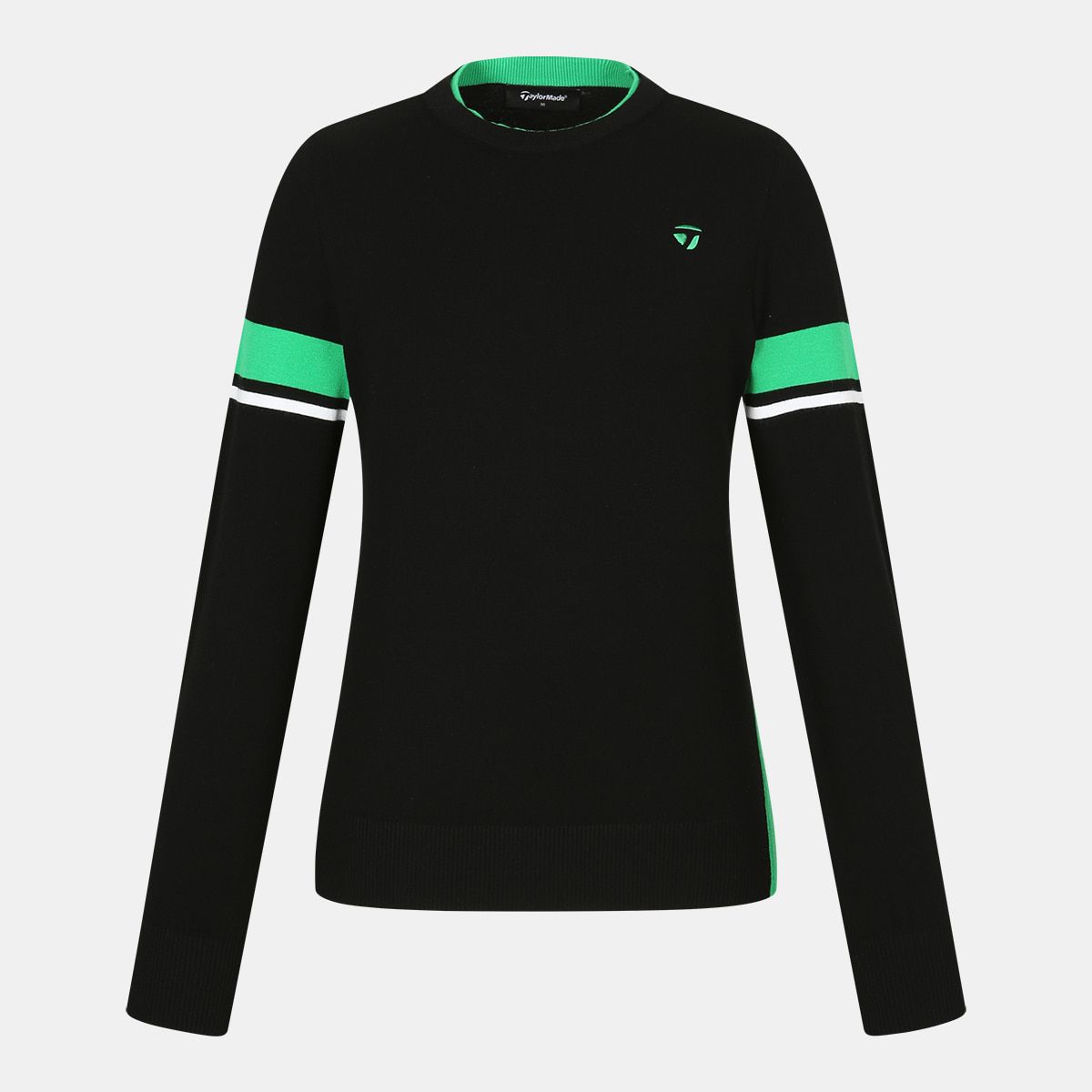 테일러메이드 어패럴(TAYLORMADE APPAREL) 26SS 여성 배색 포인트 니트 TS6-52HG22-199
