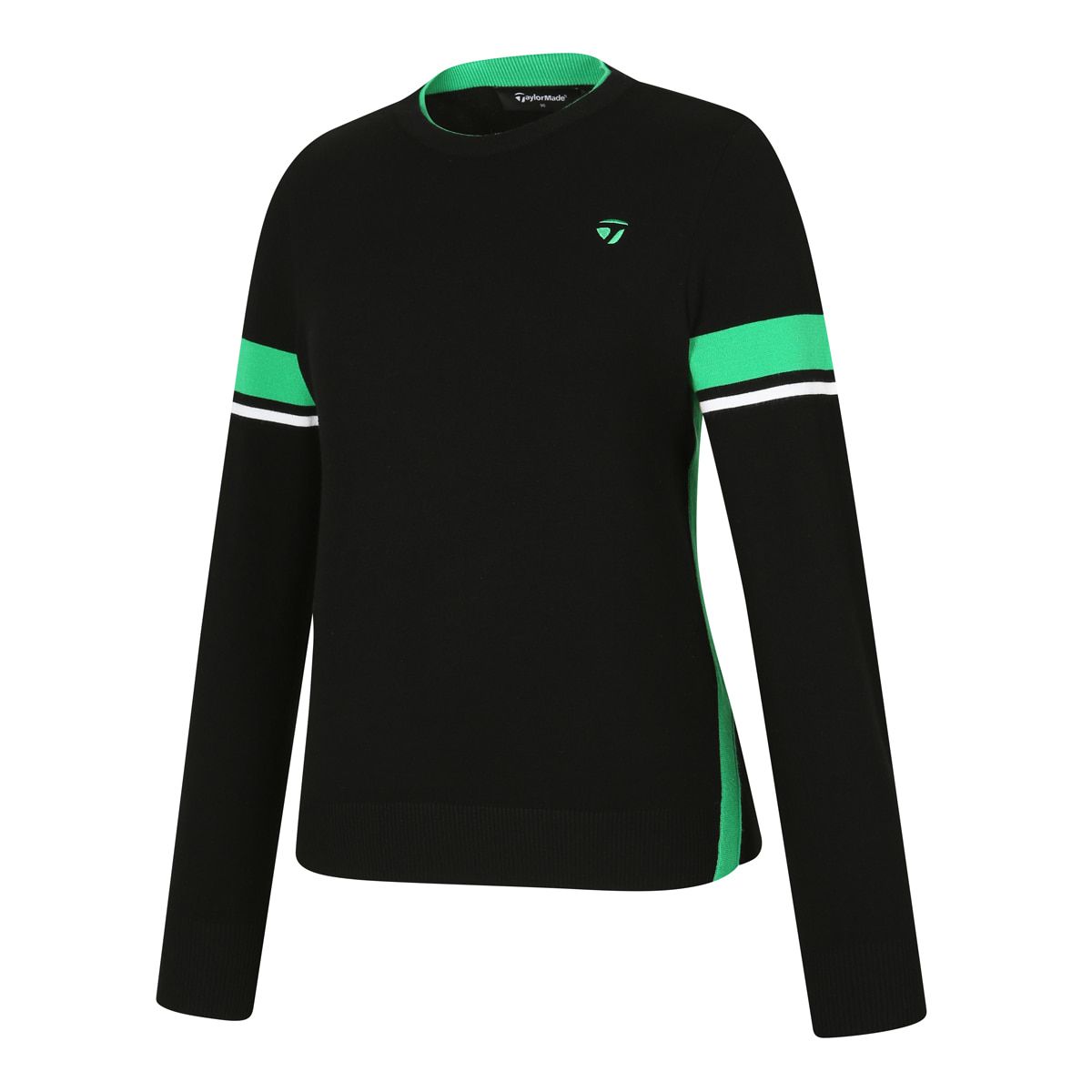 테일러메이드 어패럴(TAYLORMADE APPAREL) 26SS 여성 배색 포인트 니트 TS6-52HG22-199