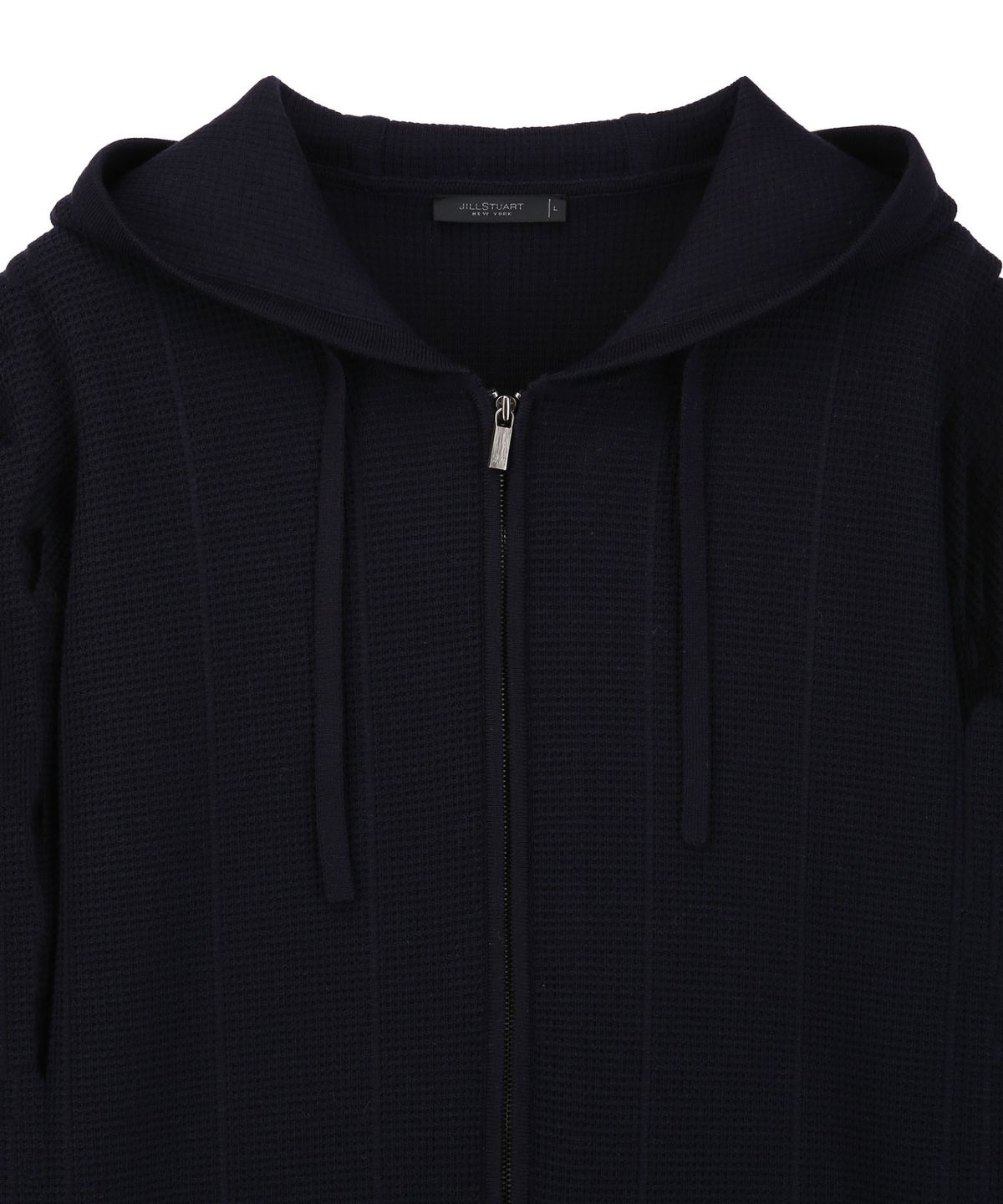질스튜어트뉴욕 맨(JILLSTUART NEWYORK MEN) 니트 후드 집업 가디건 - 다크네이비(JNSW6A101N3)