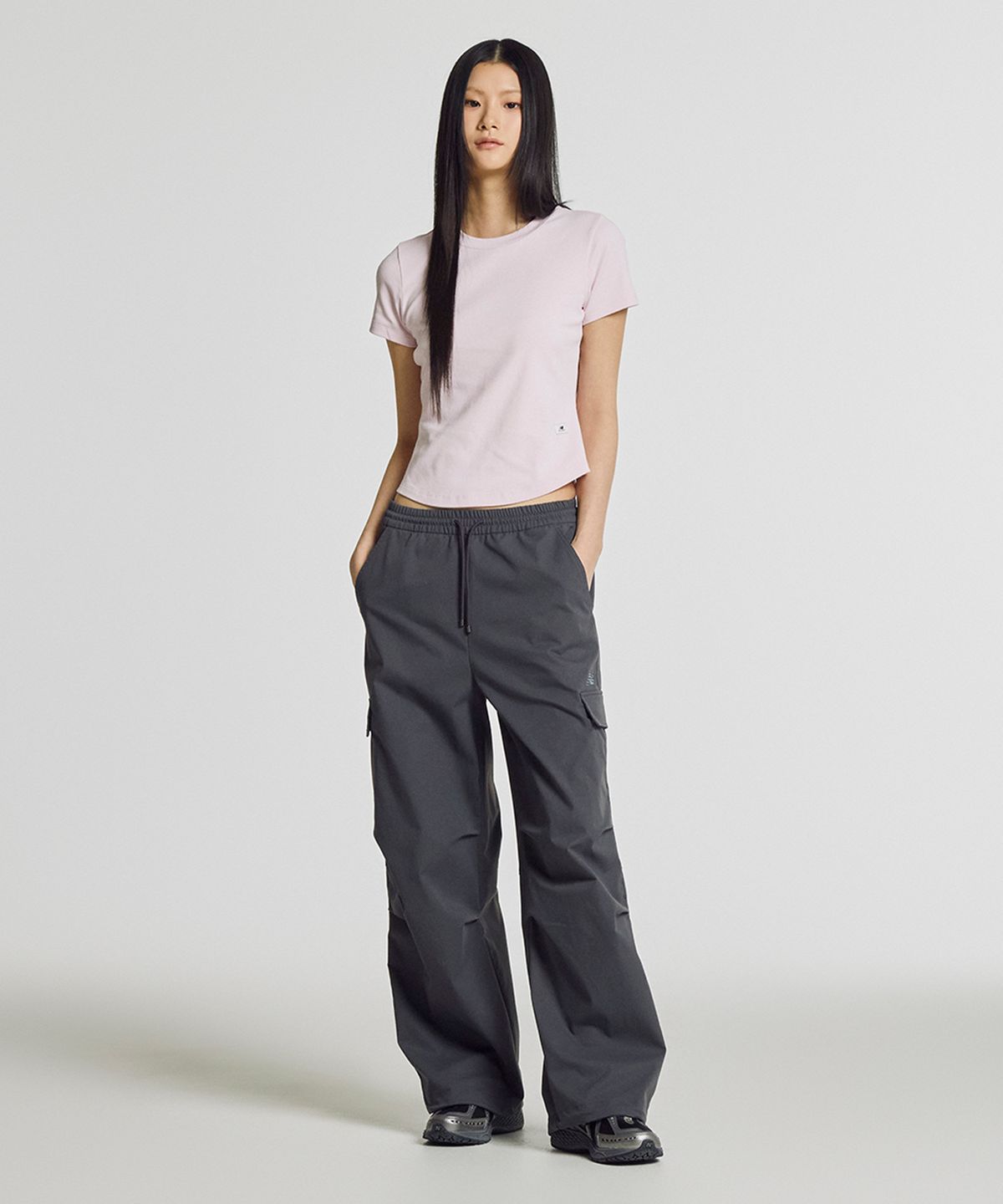 뉴발란스(NEW BALANCE) NBNEG2W432 / WOMEN 에센셜 핏티드 반팔티  (PINK)