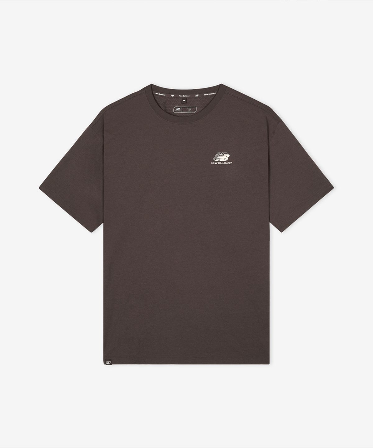 뉴발란스(NEW BALANCE) NBNEG25423 / UNI RC FROZEN 픽토그램 반팔티 (BROWN)