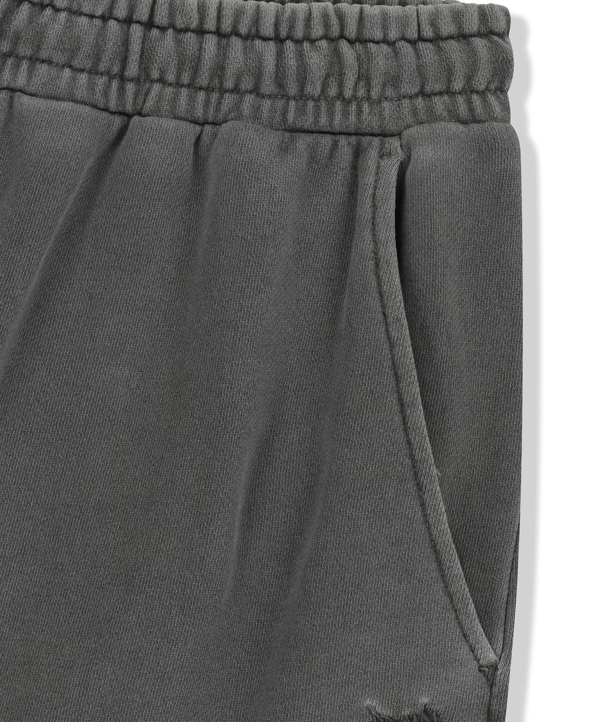 브라운브레스(BROWNBREATH) DYED PIGMENT SHORTS - CHARCOAL