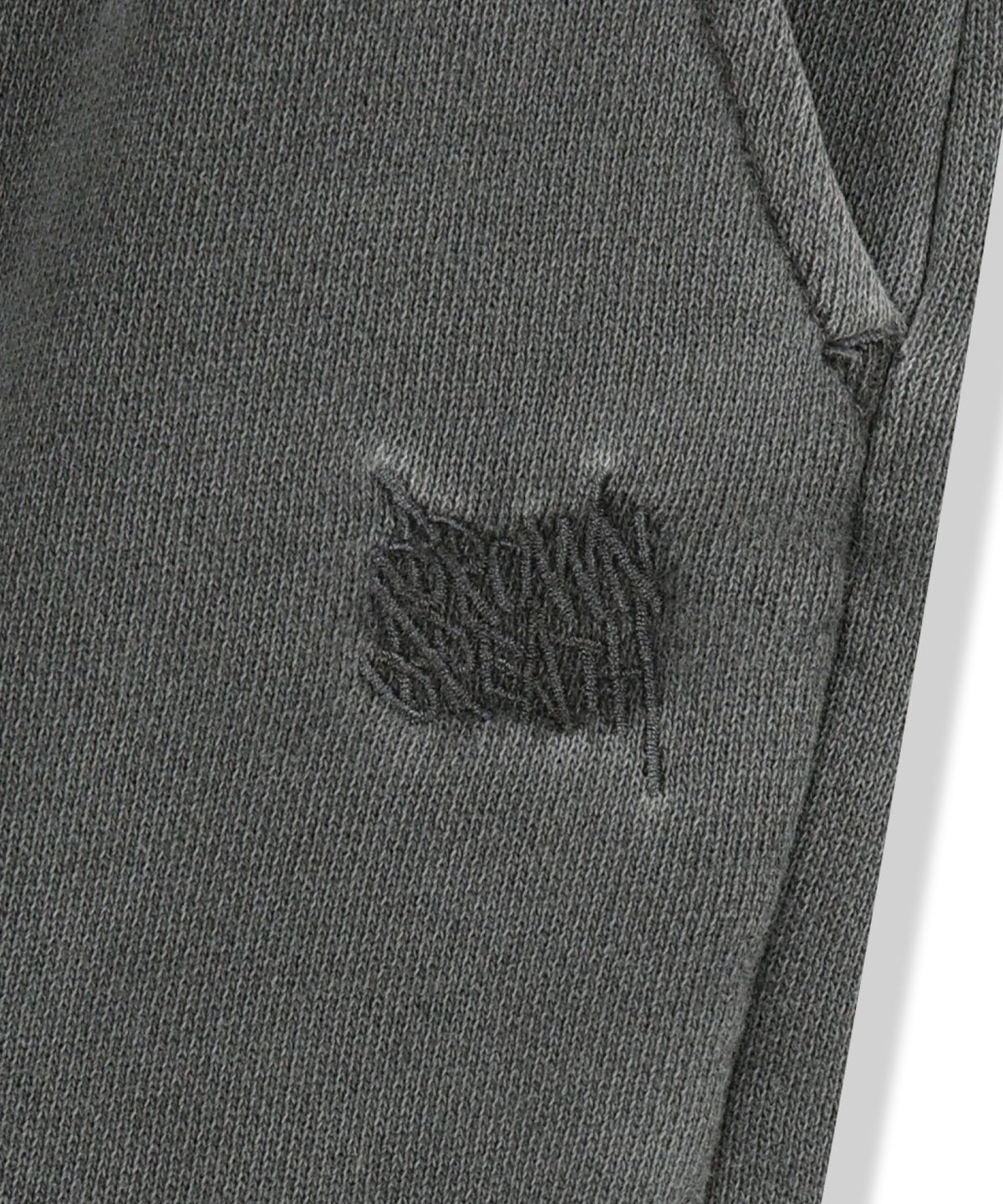 브라운브레스(BROWNBREATH) DYED PIGMENT SHORTS - CHARCOAL