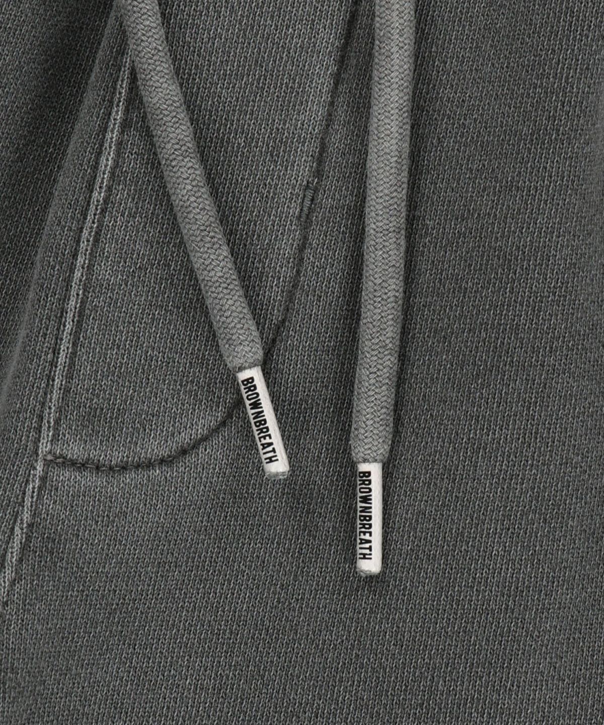 브라운브레스(BROWNBREATH) DYED PIGMENT SHORTS - CHARCOAL