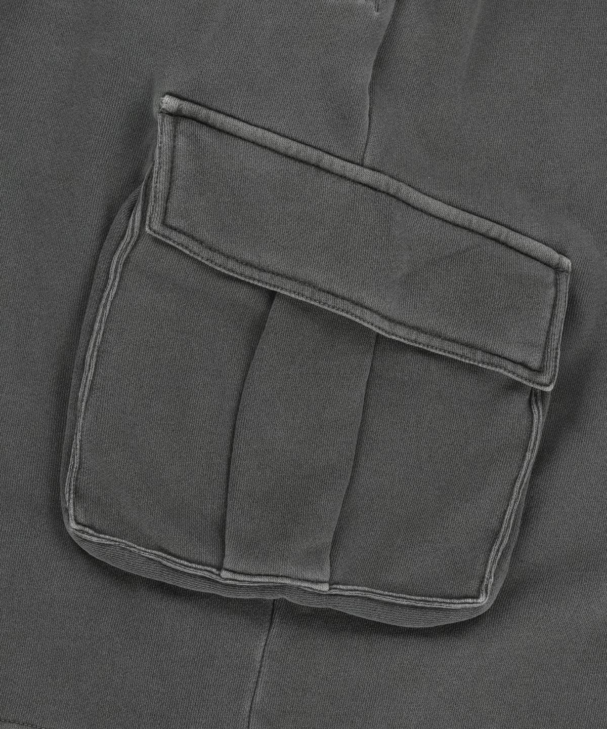 브라운브레스(BROWNBREATH) DYED PIGMENT SHORTS - CHARCOAL