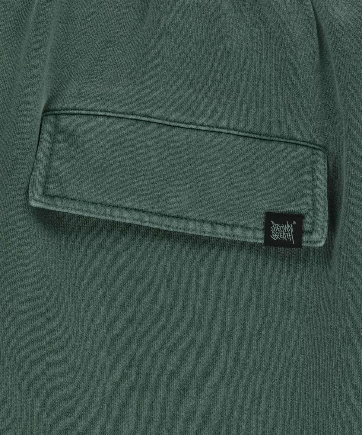 브라운브레스(BROWNBREATH) DYED PIGMENT SHORTS - KHAKI