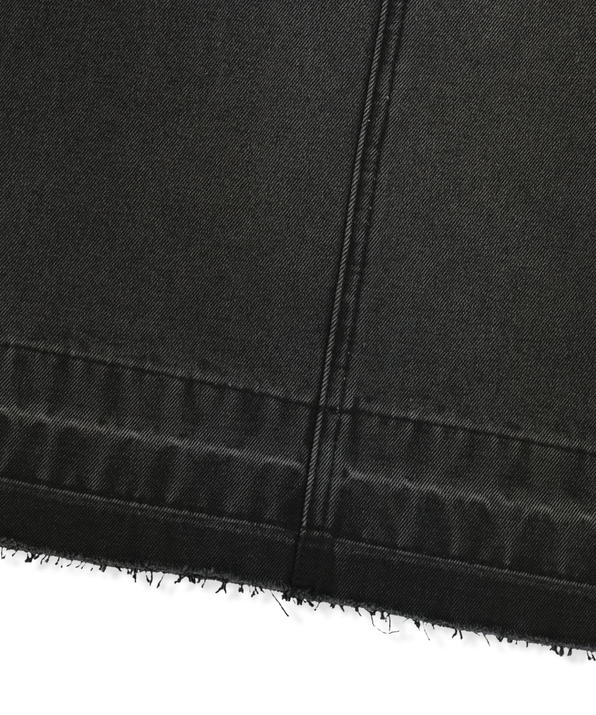 브라운브레스(BROWNBREATH) WASHED BANDING BERMUDA PANTS - BLACK