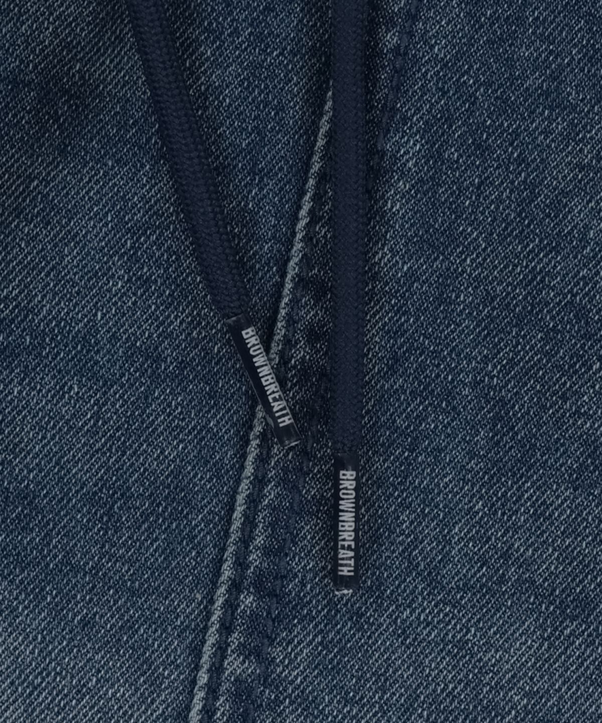 브라운브레스(BROWNBREATH) WASHED BANDING BERMUDA PANTS - INDIGO