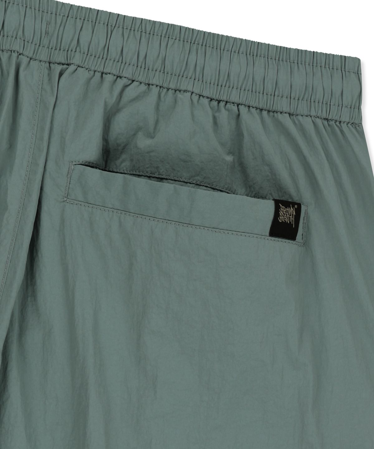 브라운브레스(BROWNBREATH) TAG NYLON CARGO HALF PANTS - MINT