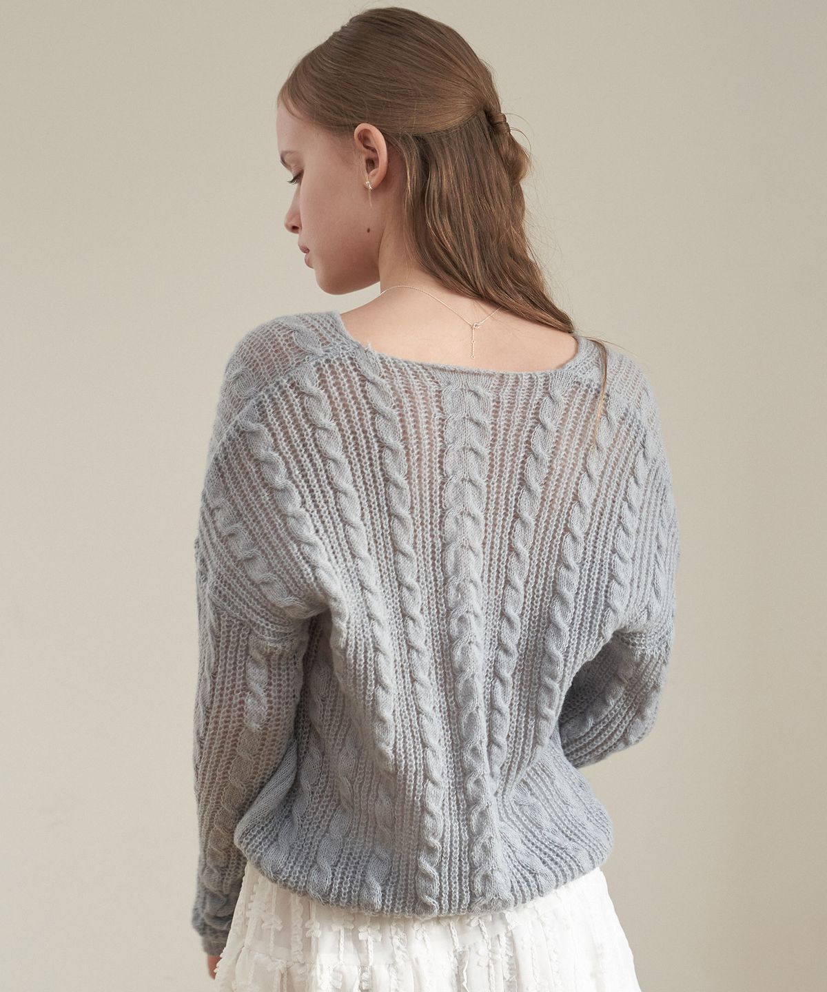 플로브(FLOVE) V NECK COZY KNIT_MT