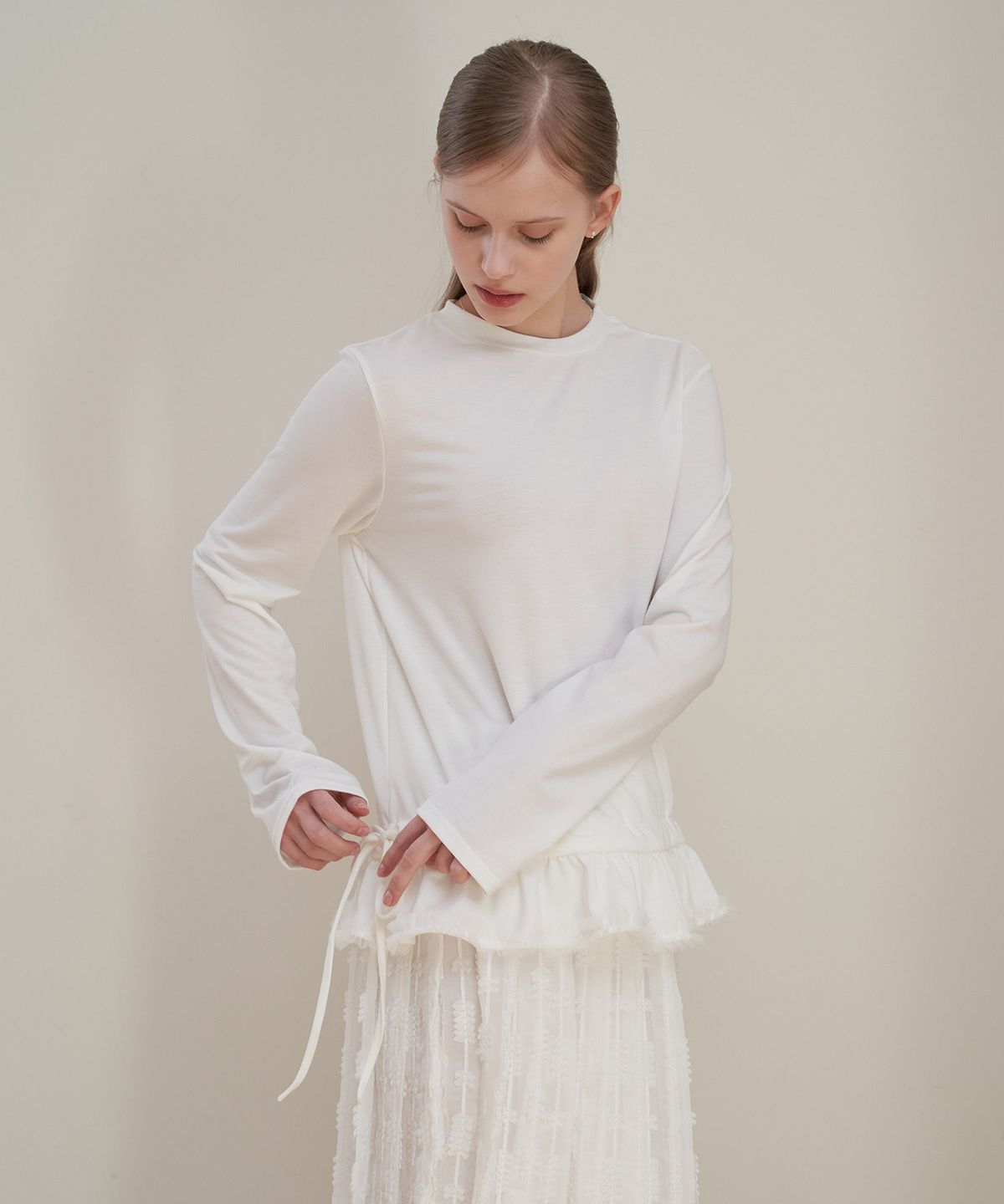 플로브(FLOVE) LOUND FRILL T-SHIRTS_WT