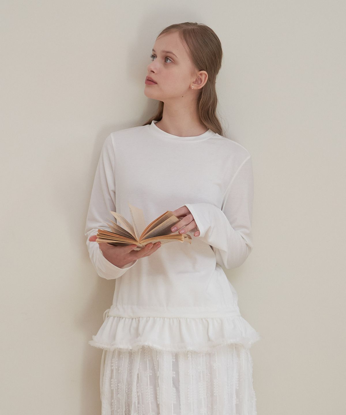 플로브(FLOVE) LOUND FRILL T-SHIRTS_WT
