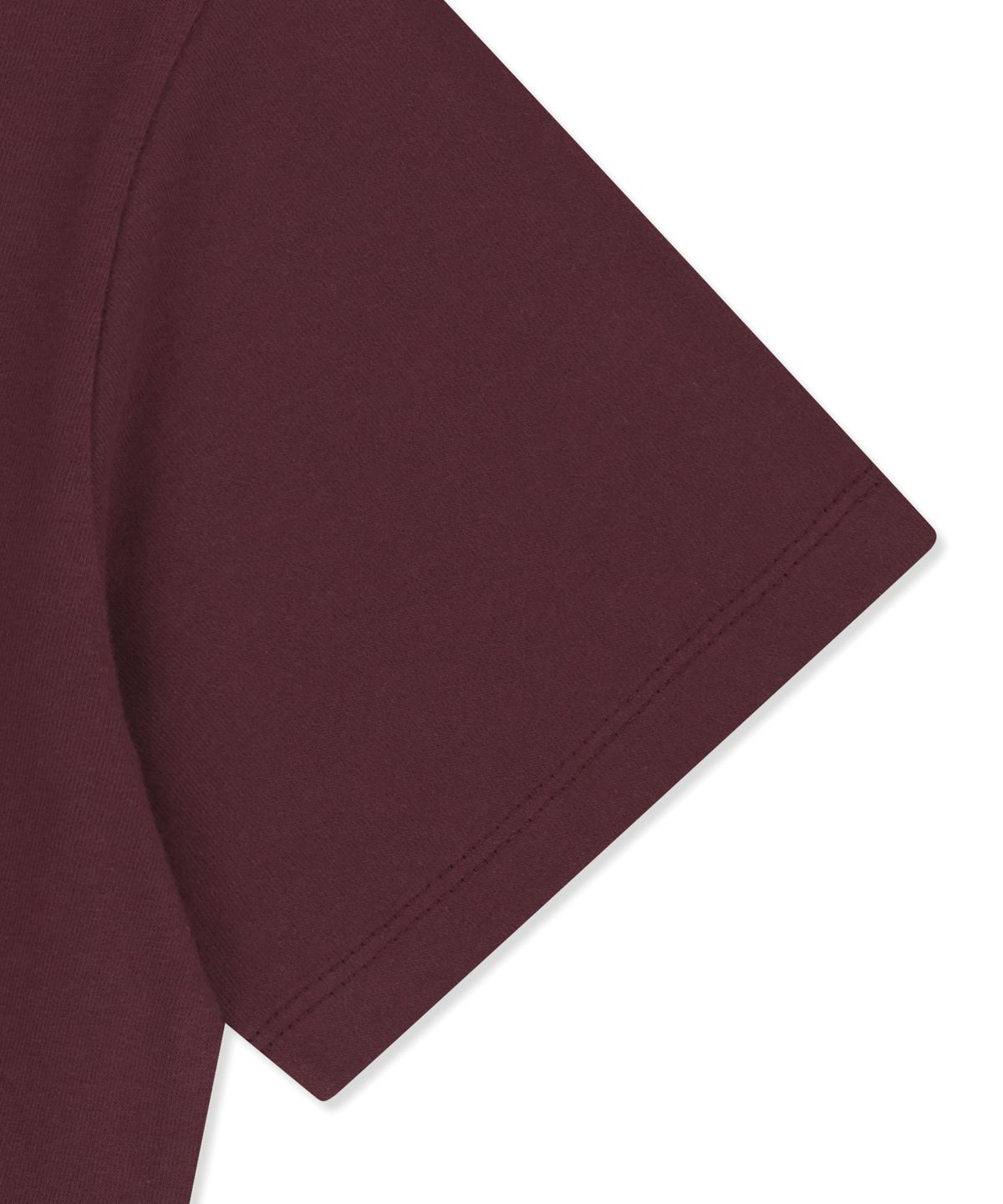 브라운브레스(BROWNBREATH) W TAG CROP TEE - BURGUNDY