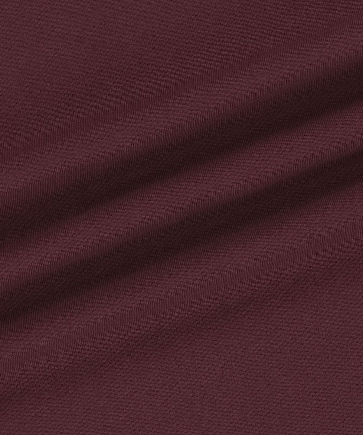 브라운브레스(BROWNBREATH) W TAG CROP TEE - BURGUNDY