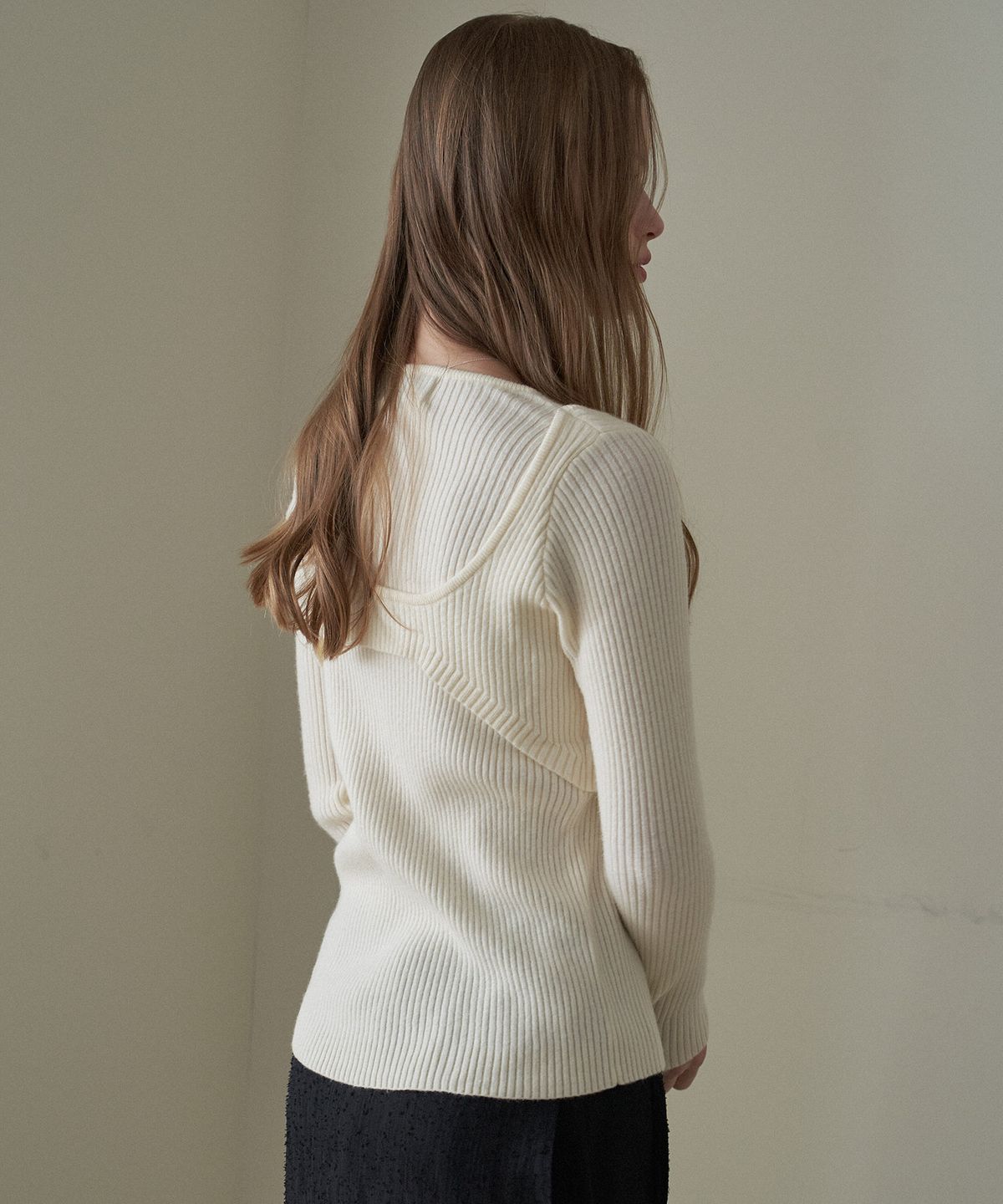 플로브(FLOVE) LAYERED BALLET KNIT_IV