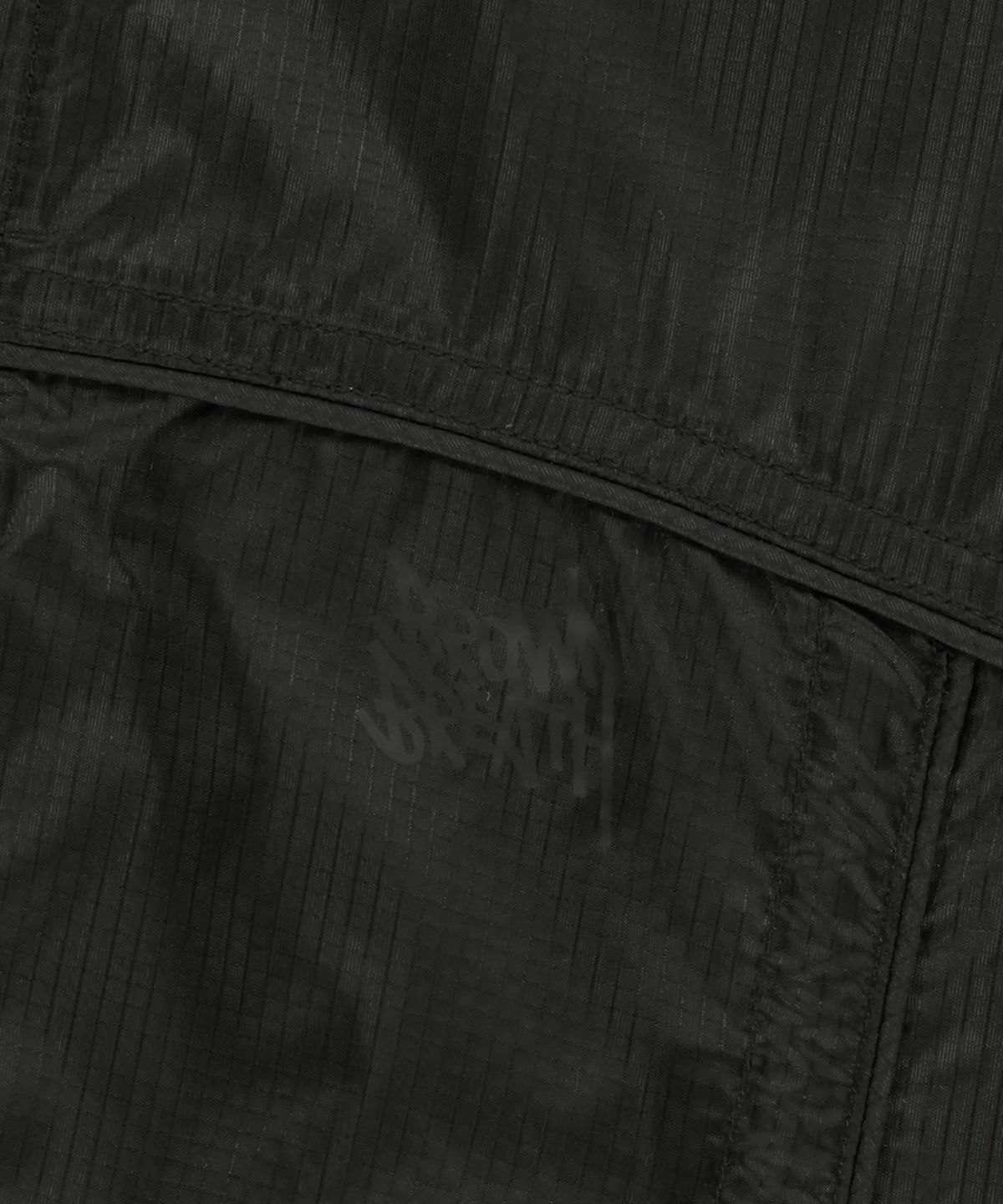 브라운브레스(BROWNBREATH) W SHRRING LIGHT WINDBREAKER - BLACK