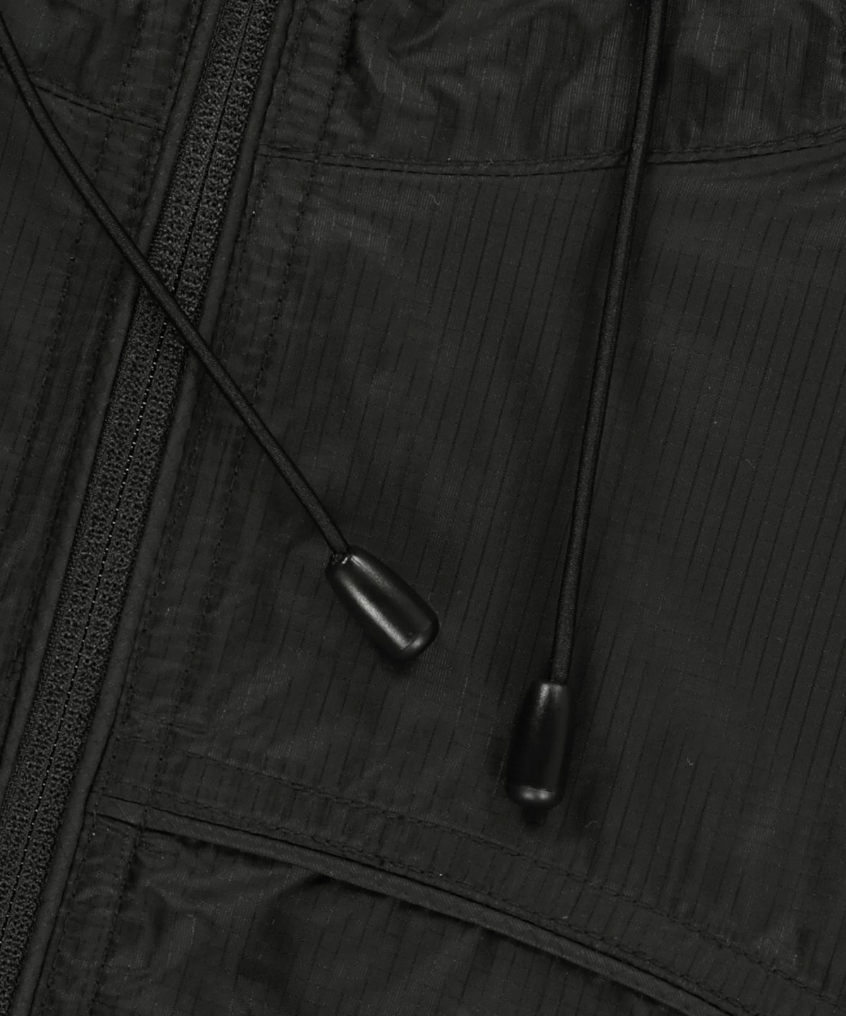 브라운브레스(BROWNBREATH) W SHRRING LIGHT WINDBREAKER - BLACK