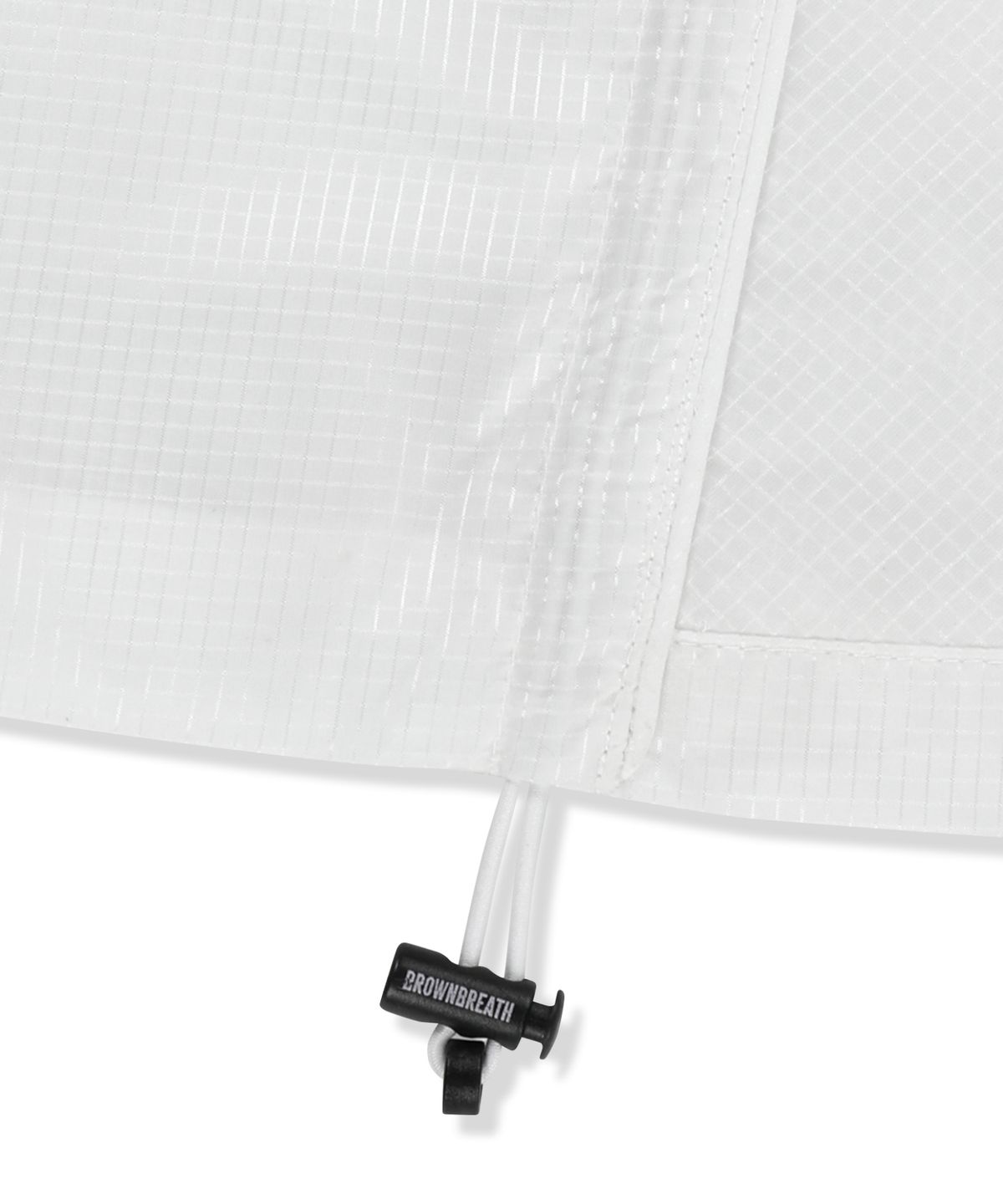 브라운브레스(BROWNBREATH) W SHRRING LIGHT WINDBREAKER - WHITE