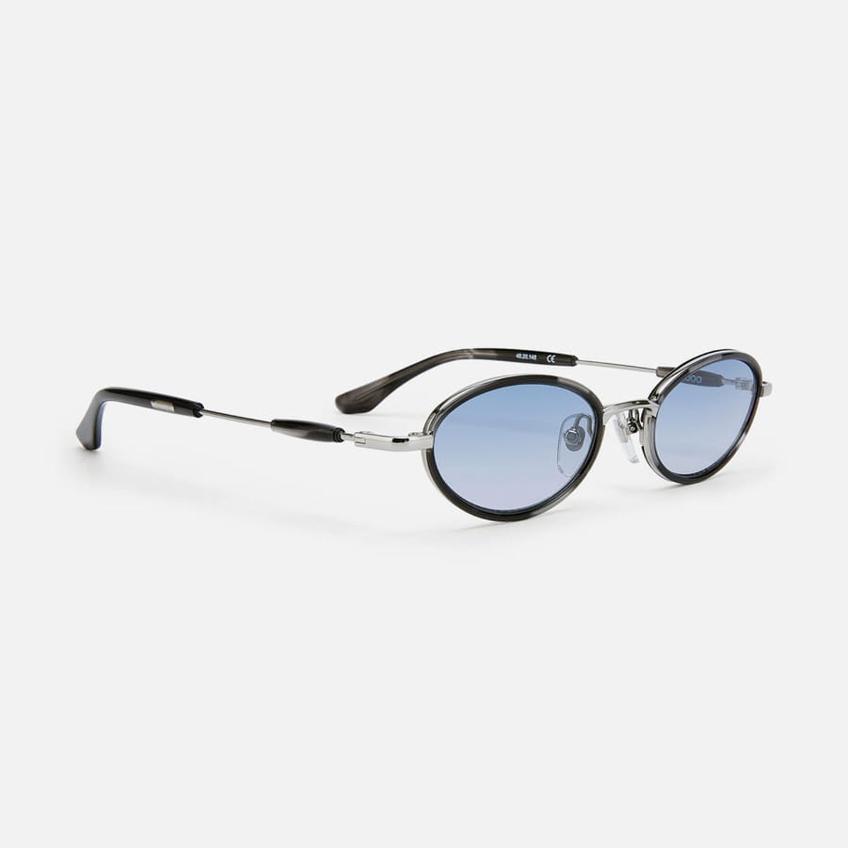 보니 클라이드(BONNIE CLYDE) 부두 Voodoo Silver Black Tortoise & Blue Gradient
